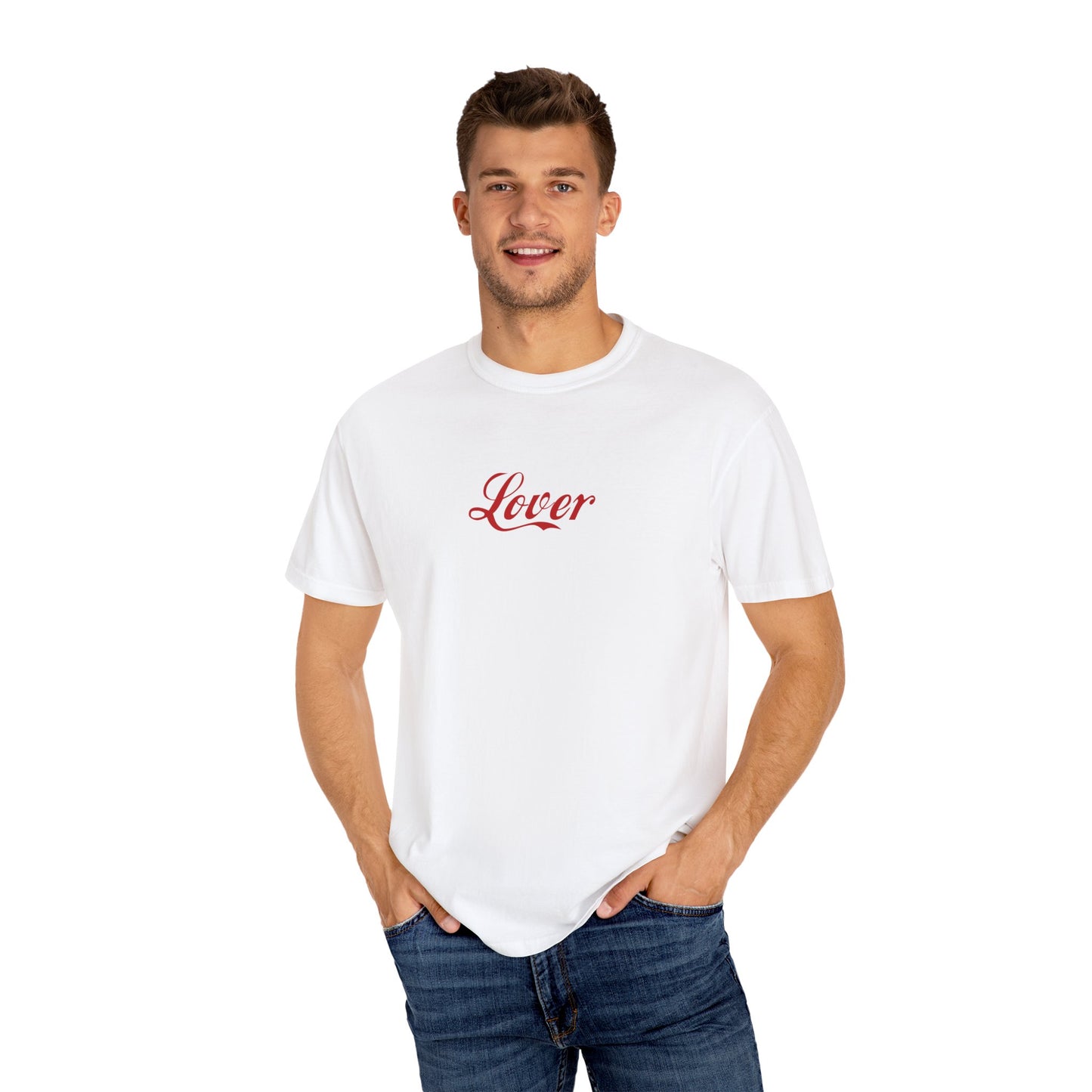 Lover Red Text T-Shirt