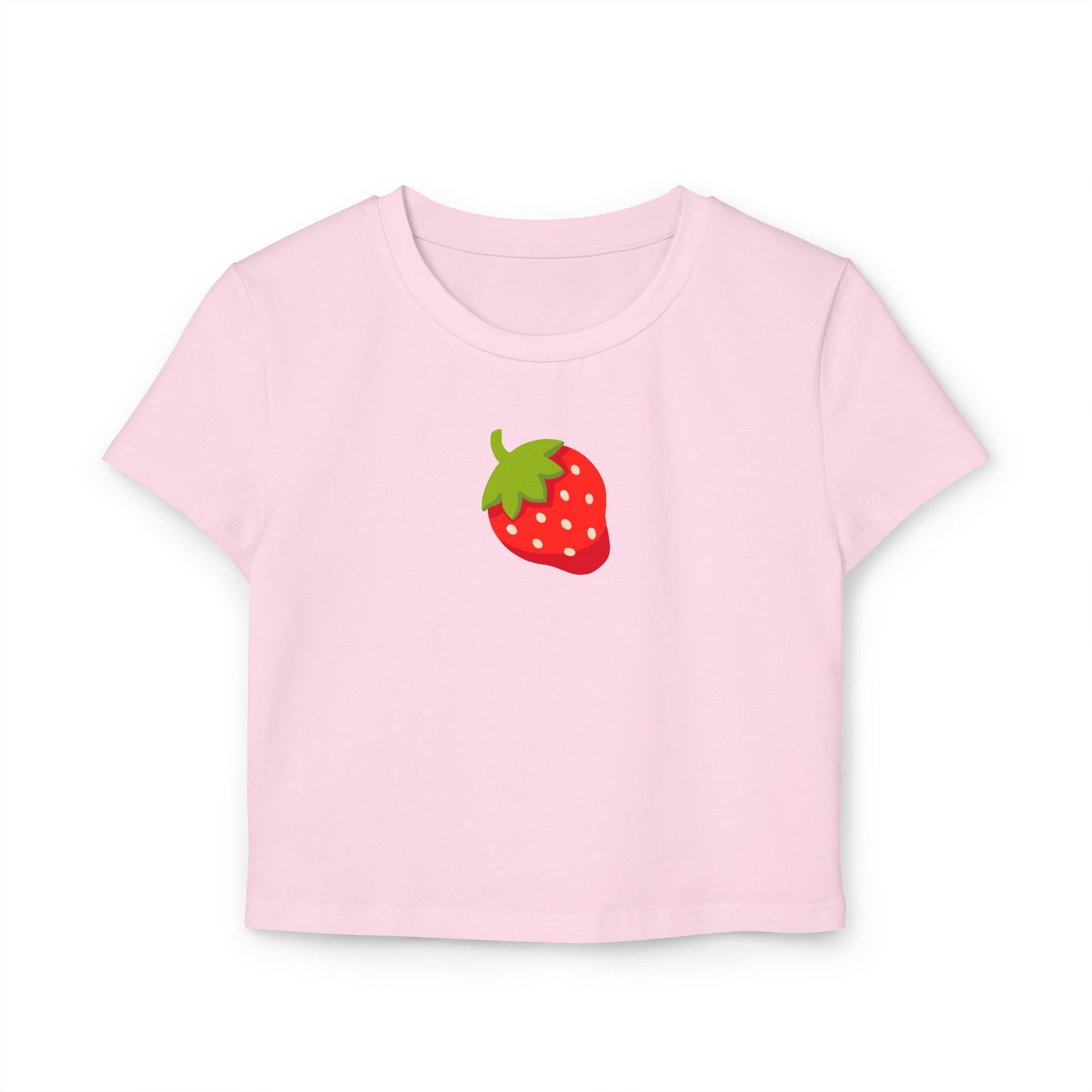 Strawberry Emoji Organic Cotton Baby Tee