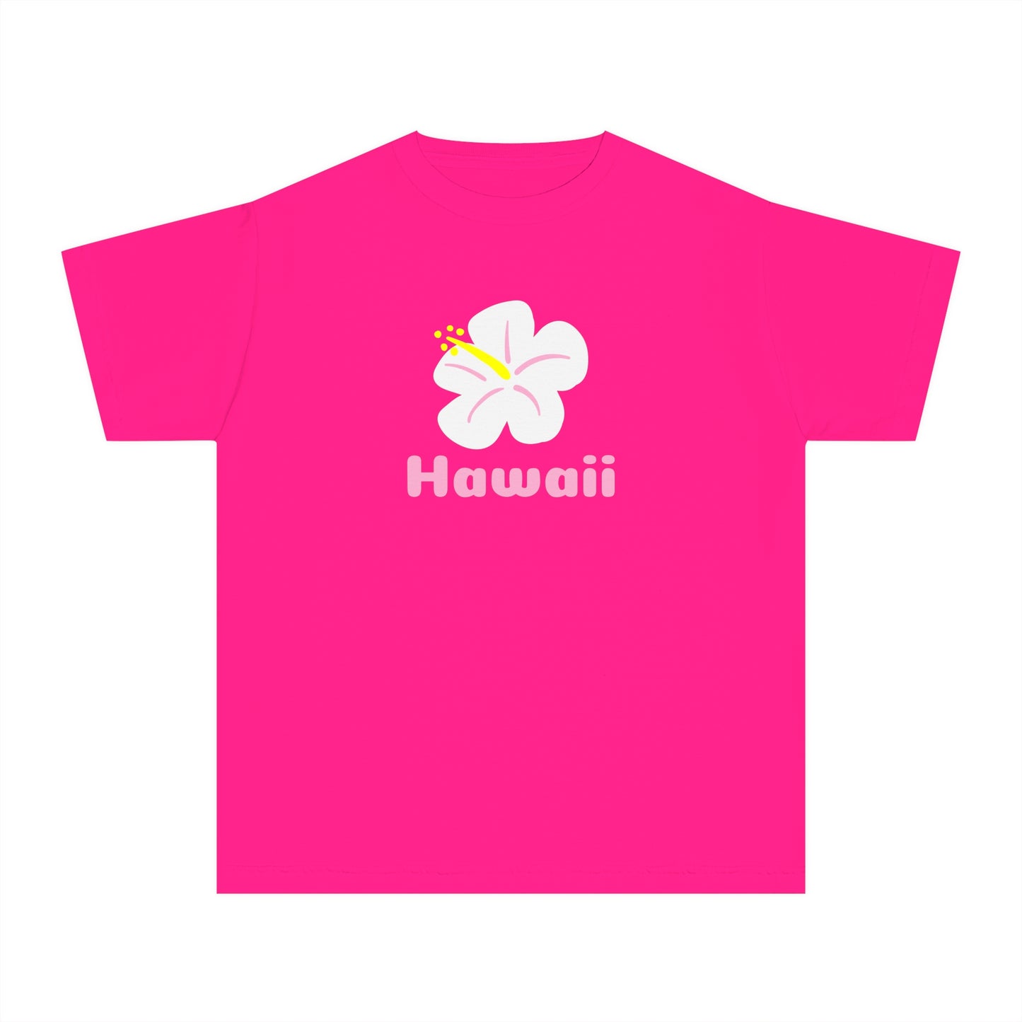 Hawaii White Hibiscus Baby Tee