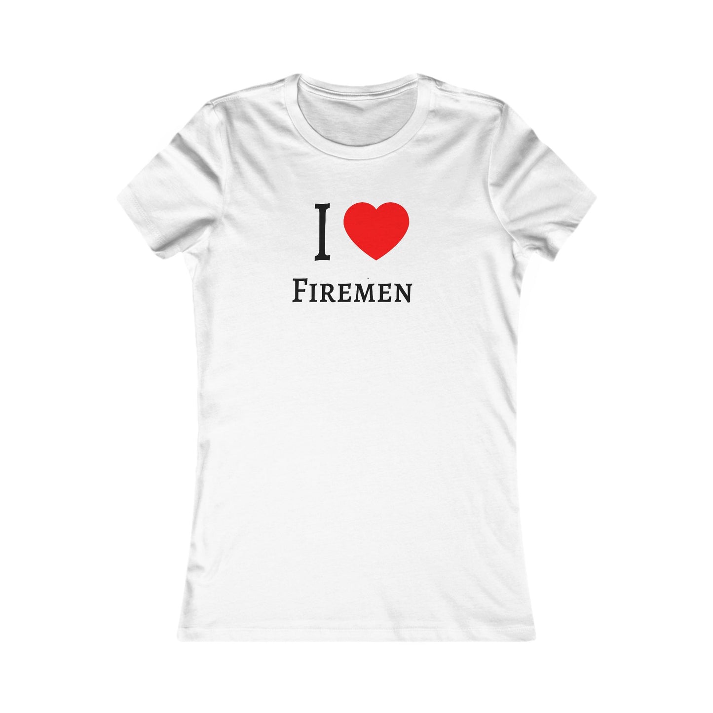 I Love Firemen Slim Fit Tee