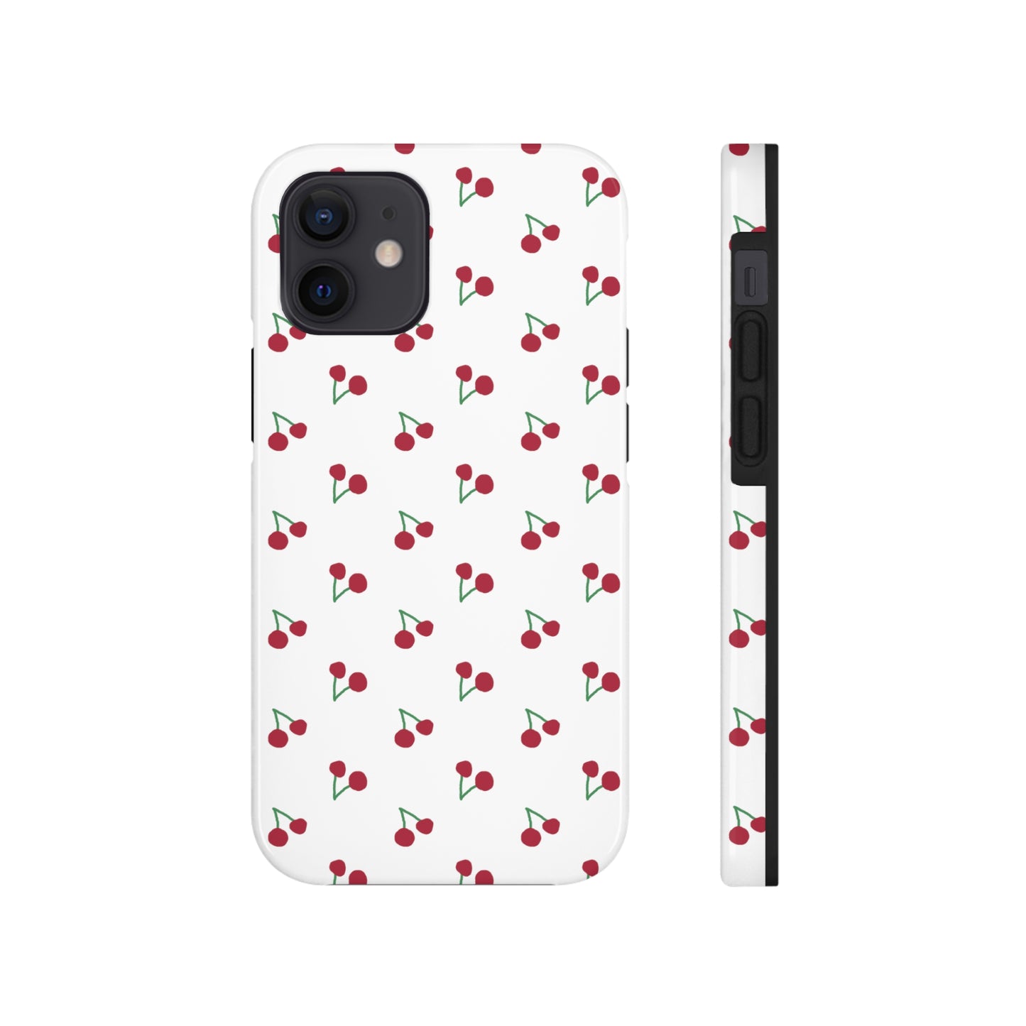 Cherry Print Tough Phone Case