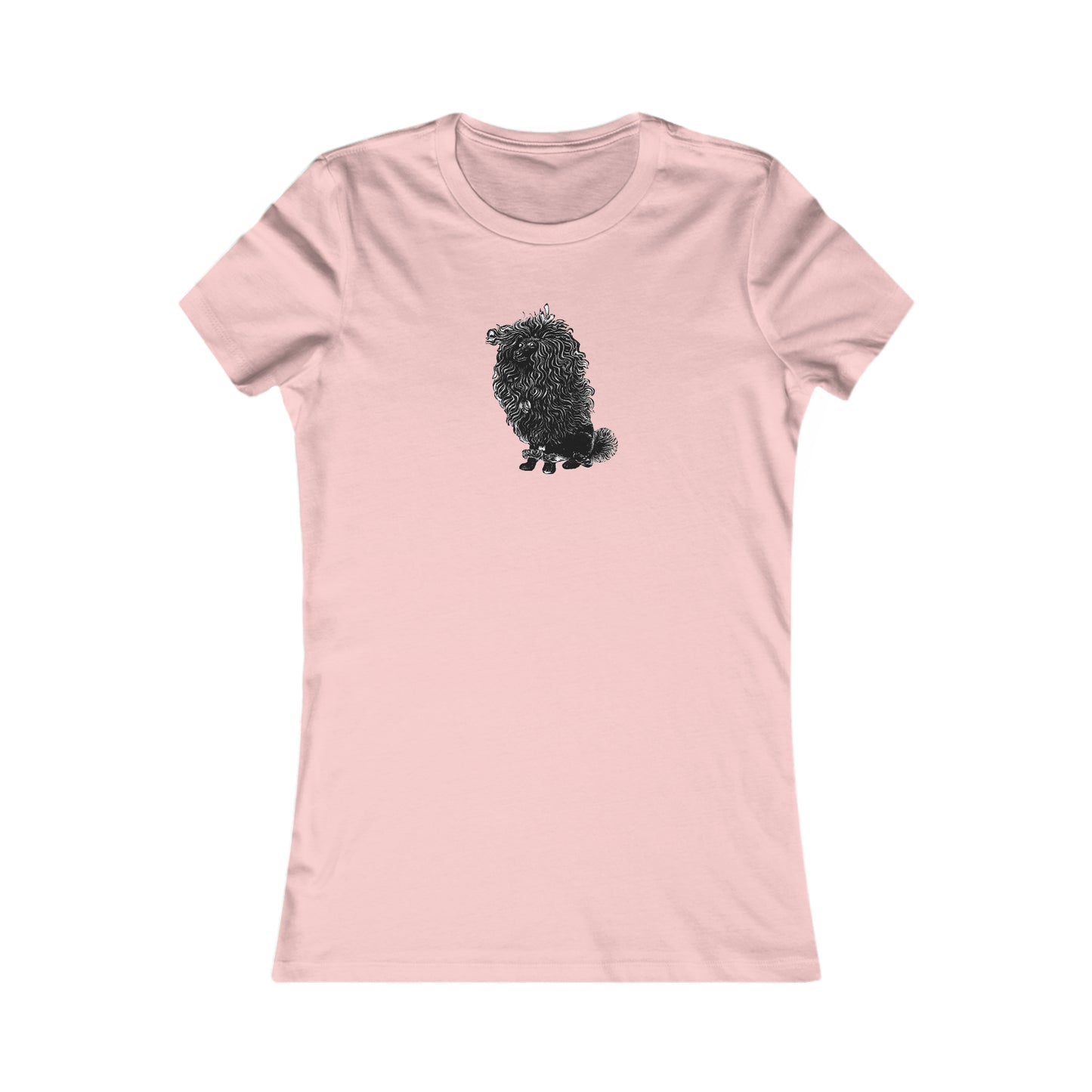 Black Poodle Slim Fit Tee