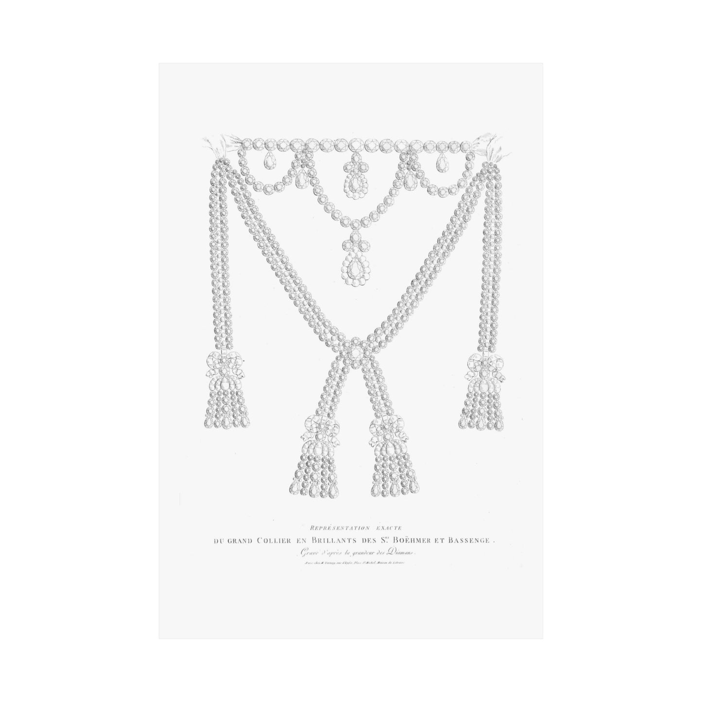 Marie Antoinette Necklace Poster