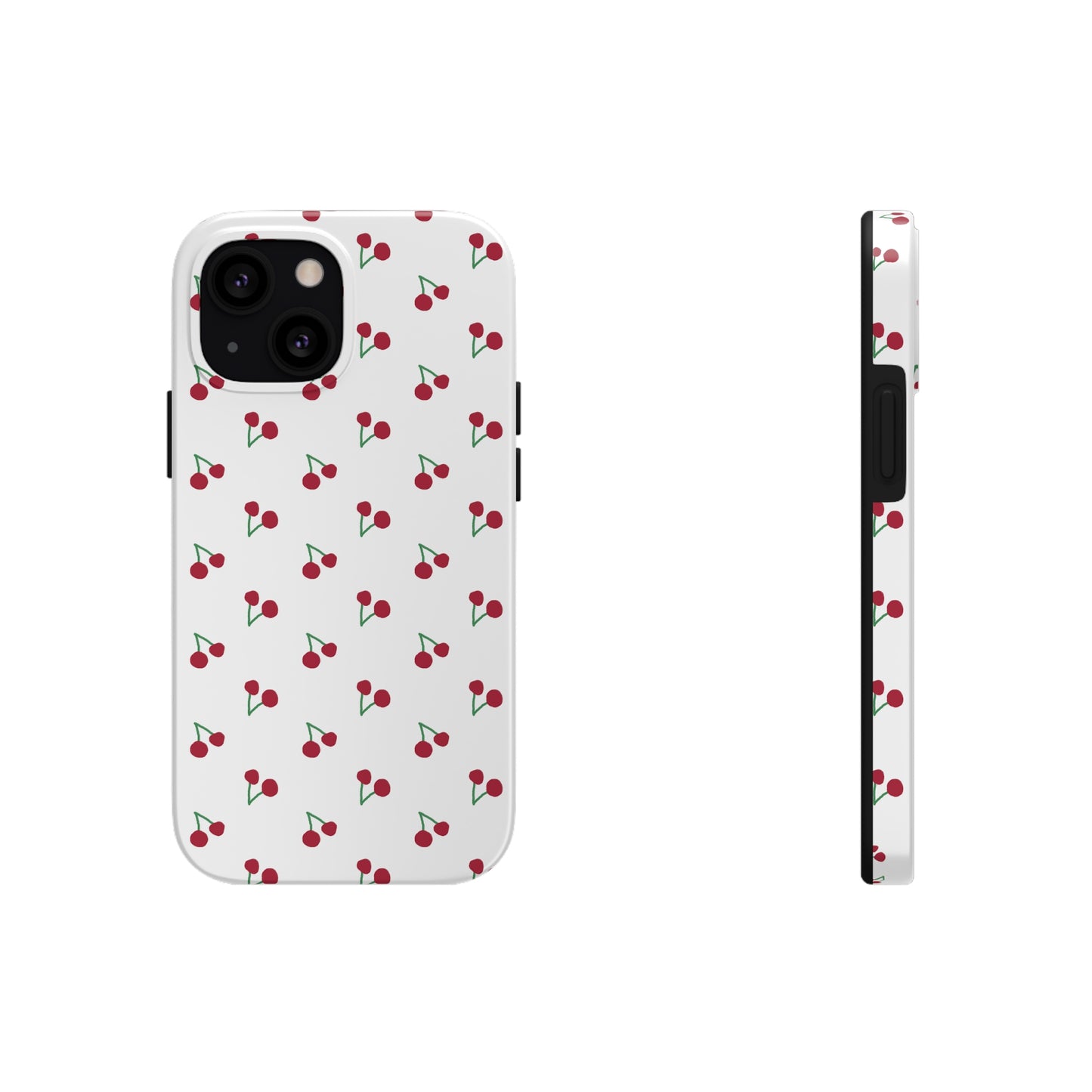 Cherry Print Tough Phone Case
