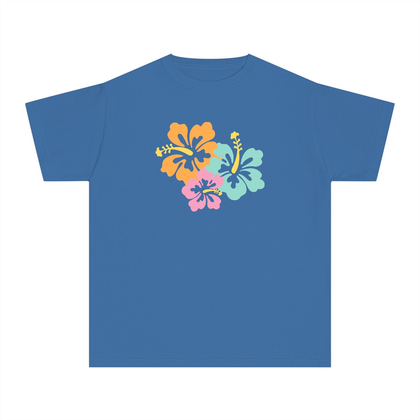 Faded Hibiscus Baby Tee