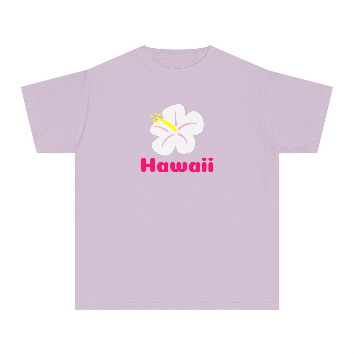 Hawaii White Hibiscus Baby Tee