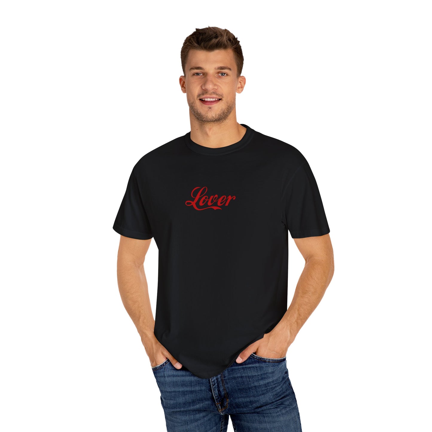 Lover Red Text T-Shirt