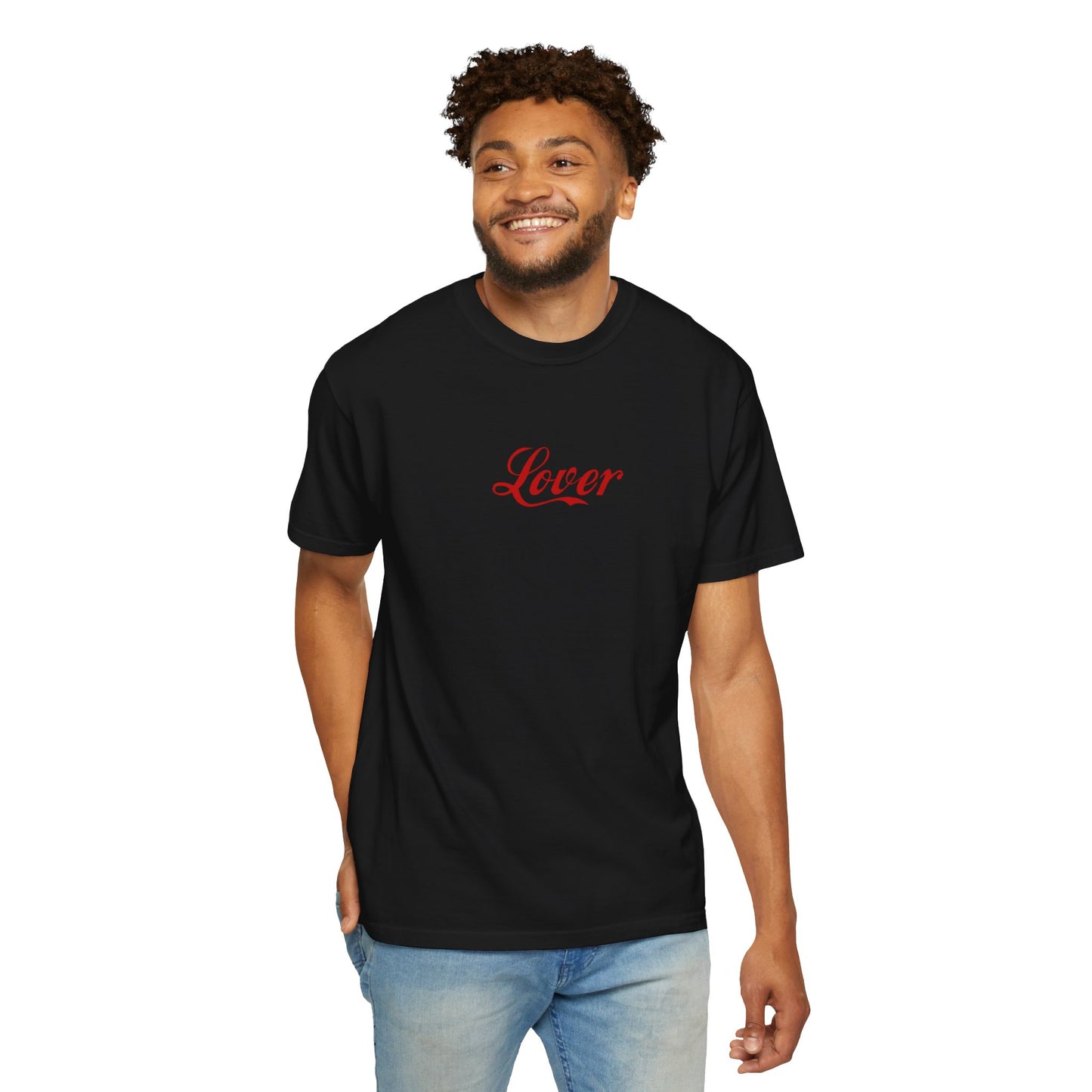 Lover Red Text T-Shirt