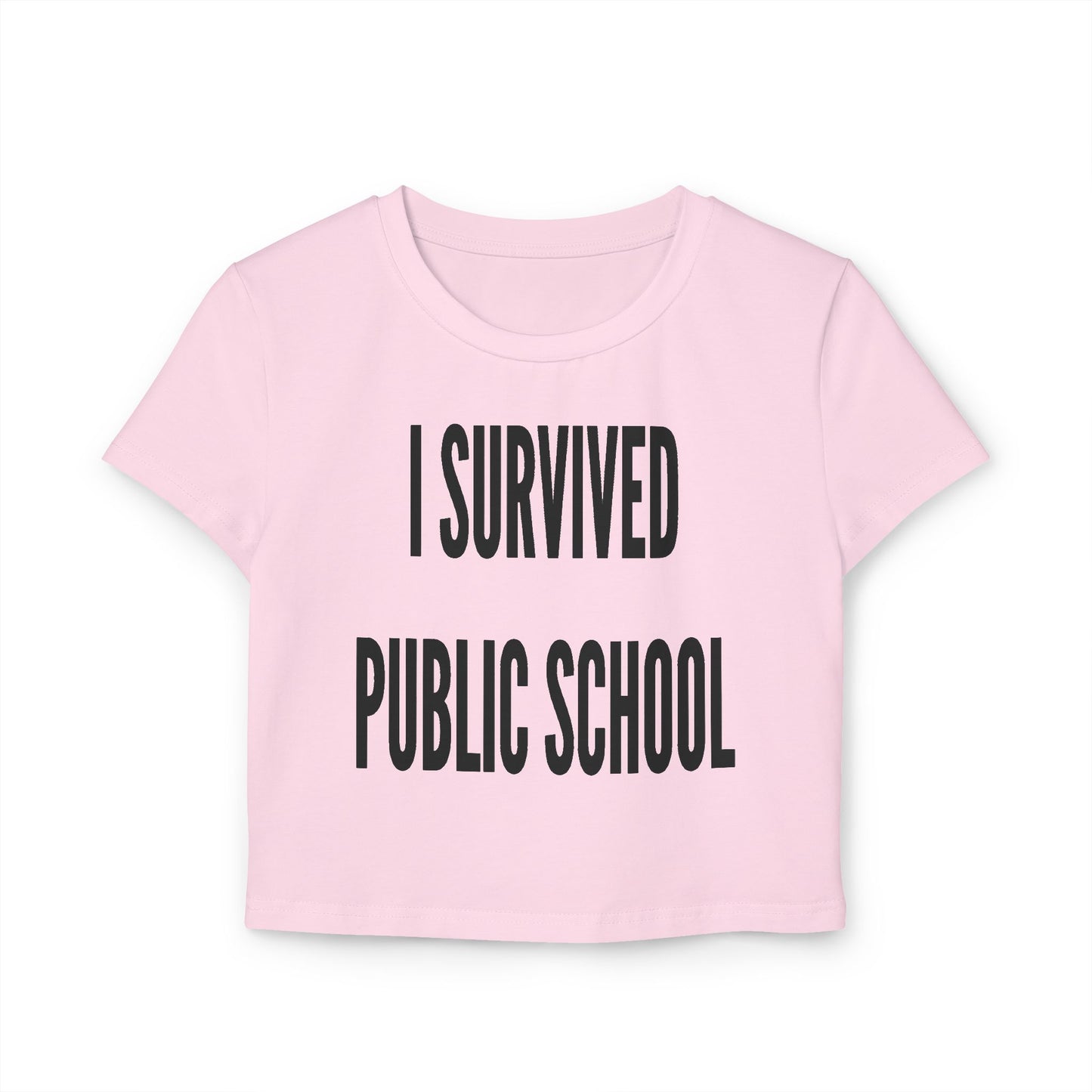 I Survived Public School Organic Cotton Baby Tee