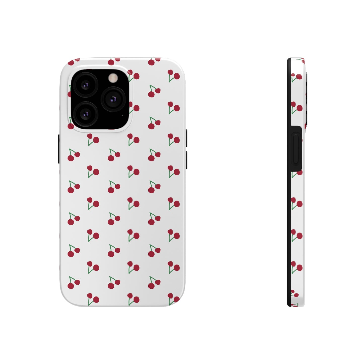 Cherry Print Tough Phone Case