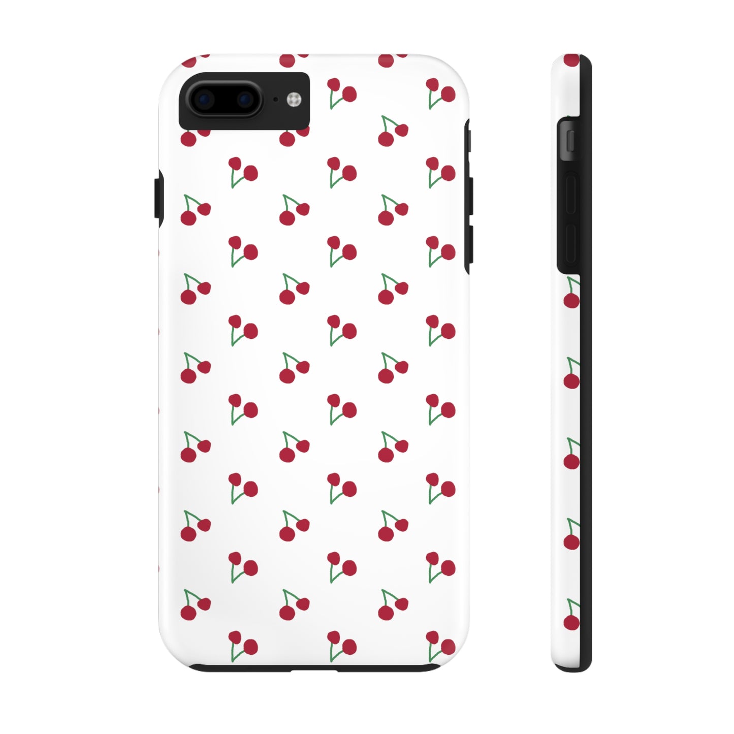 Cherry Print Tough Phone Case