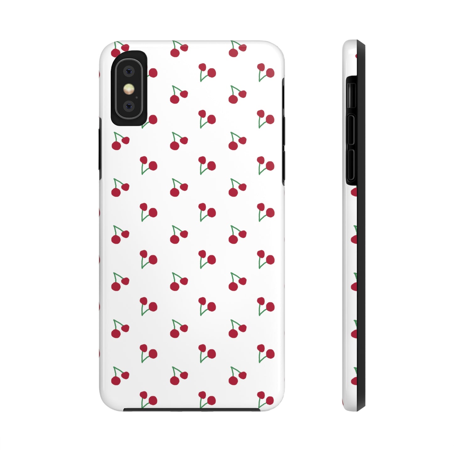 Cherry Print Tough Phone Case