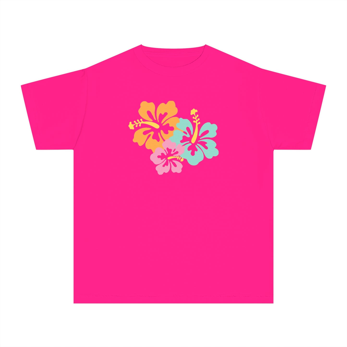 Faded Hibiscus Baby Tee