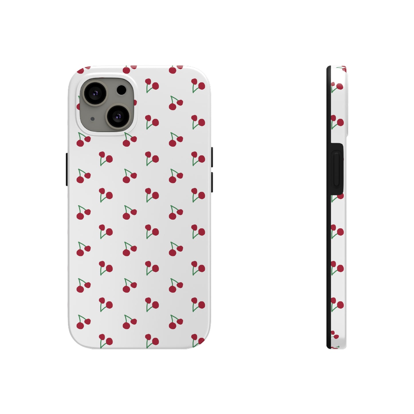 Cherry Print Tough Phone Case