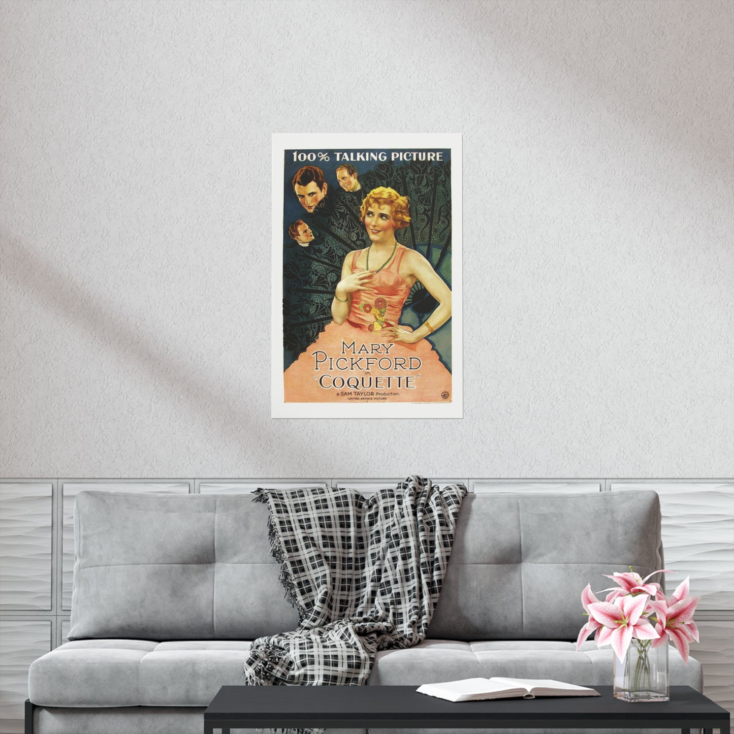 Mary Pickford Coquette Movie Poster