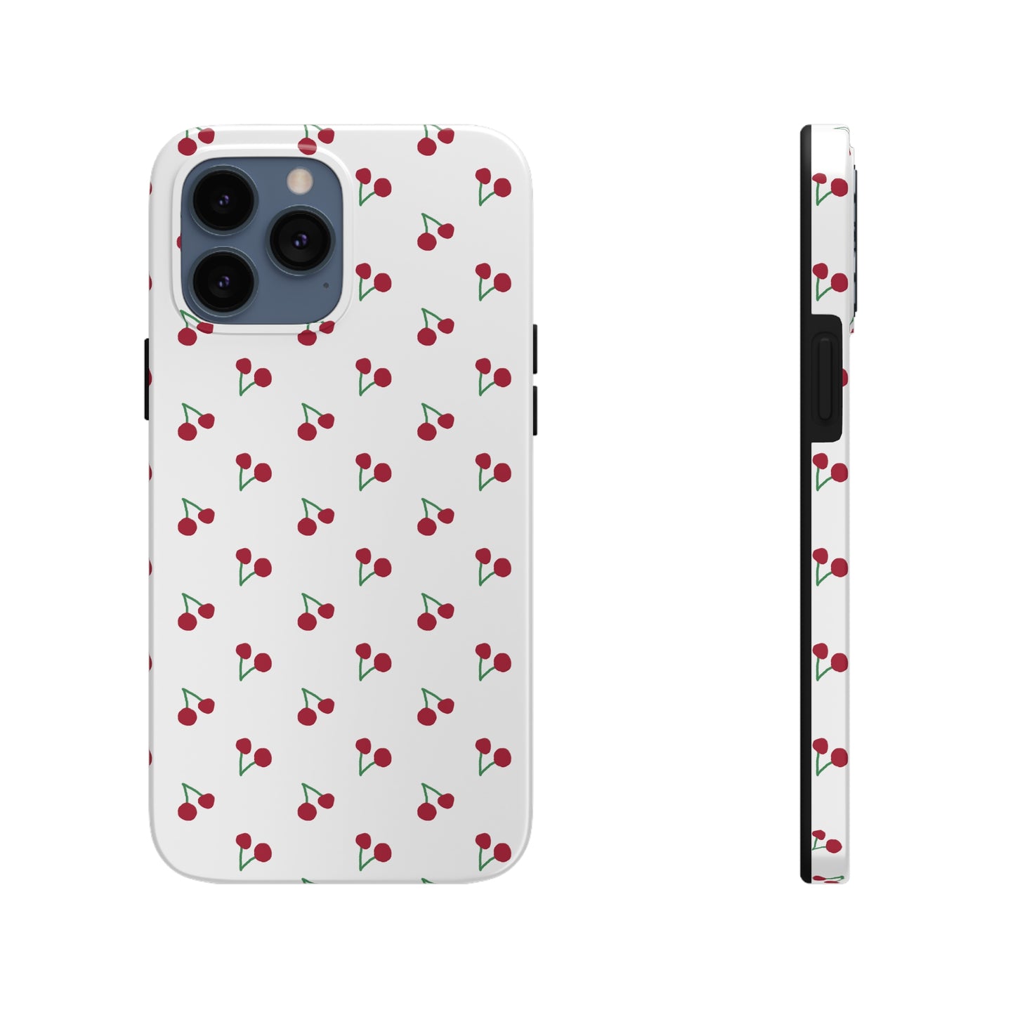 Cherry Print Tough Phone Case