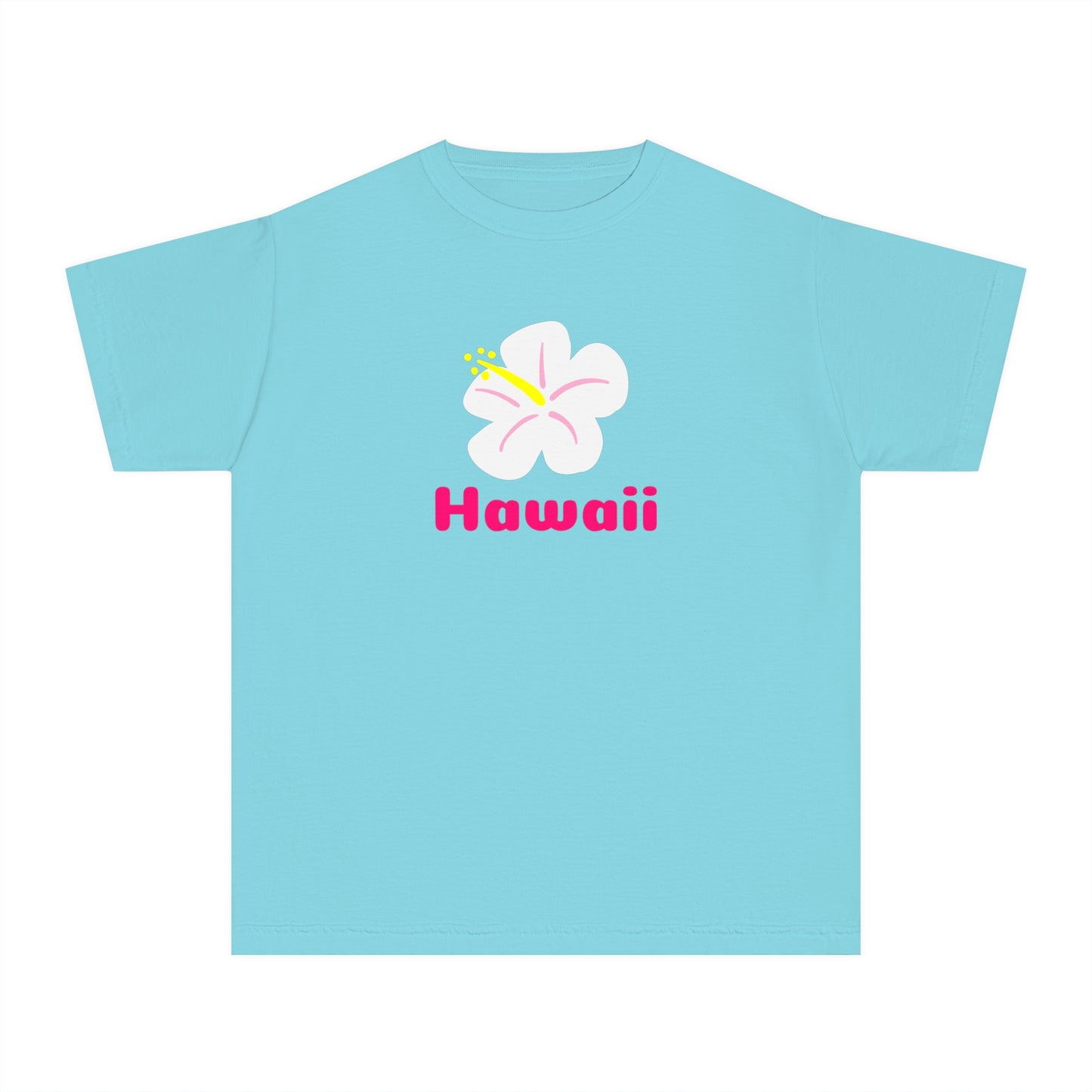 Hawaii White Hibiscus Baby Tee
