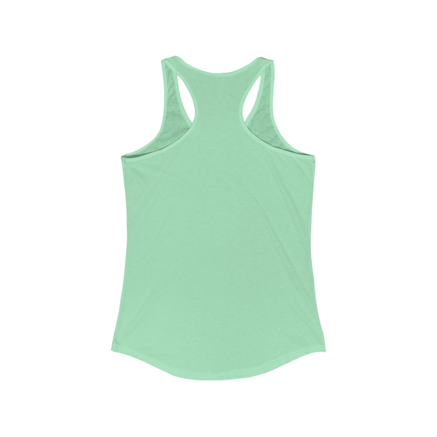 White Hibiscus Racerback Tank