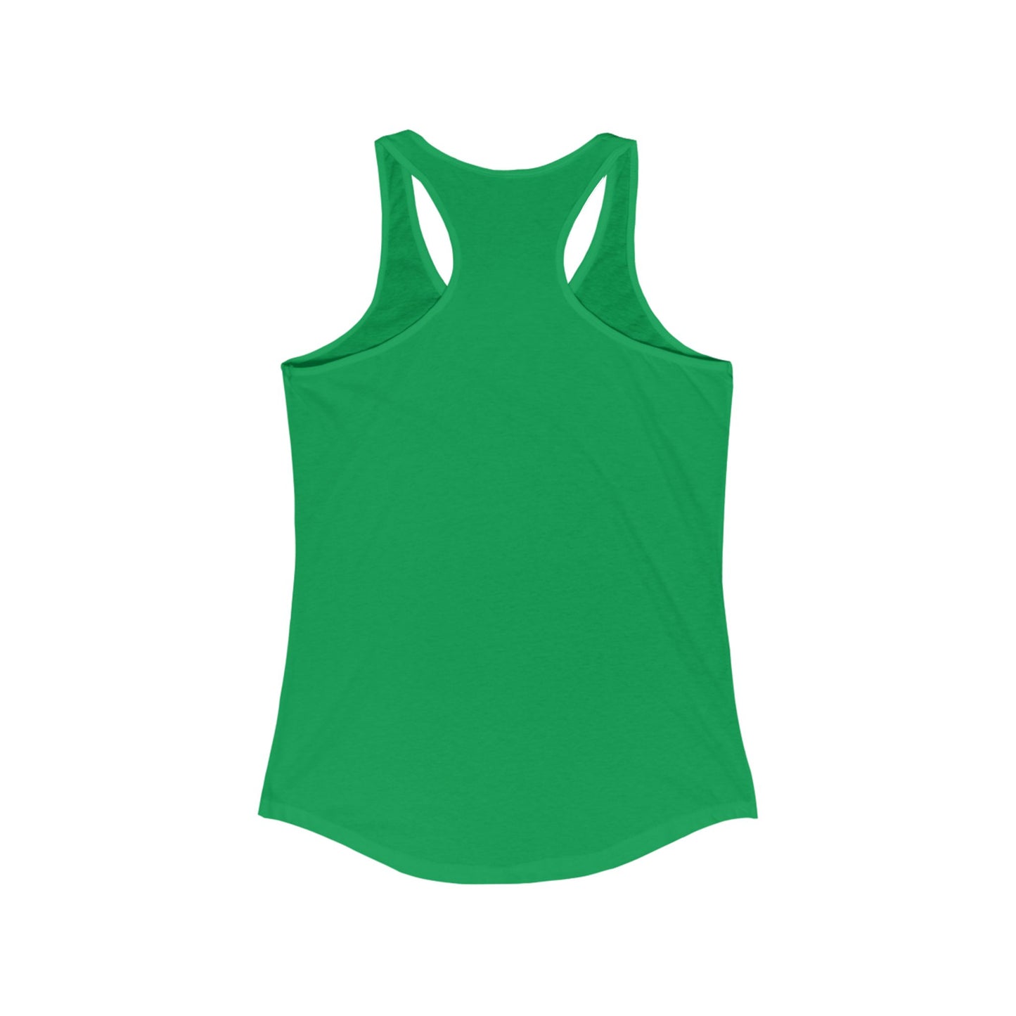 White Hibiscus Racerback Tank