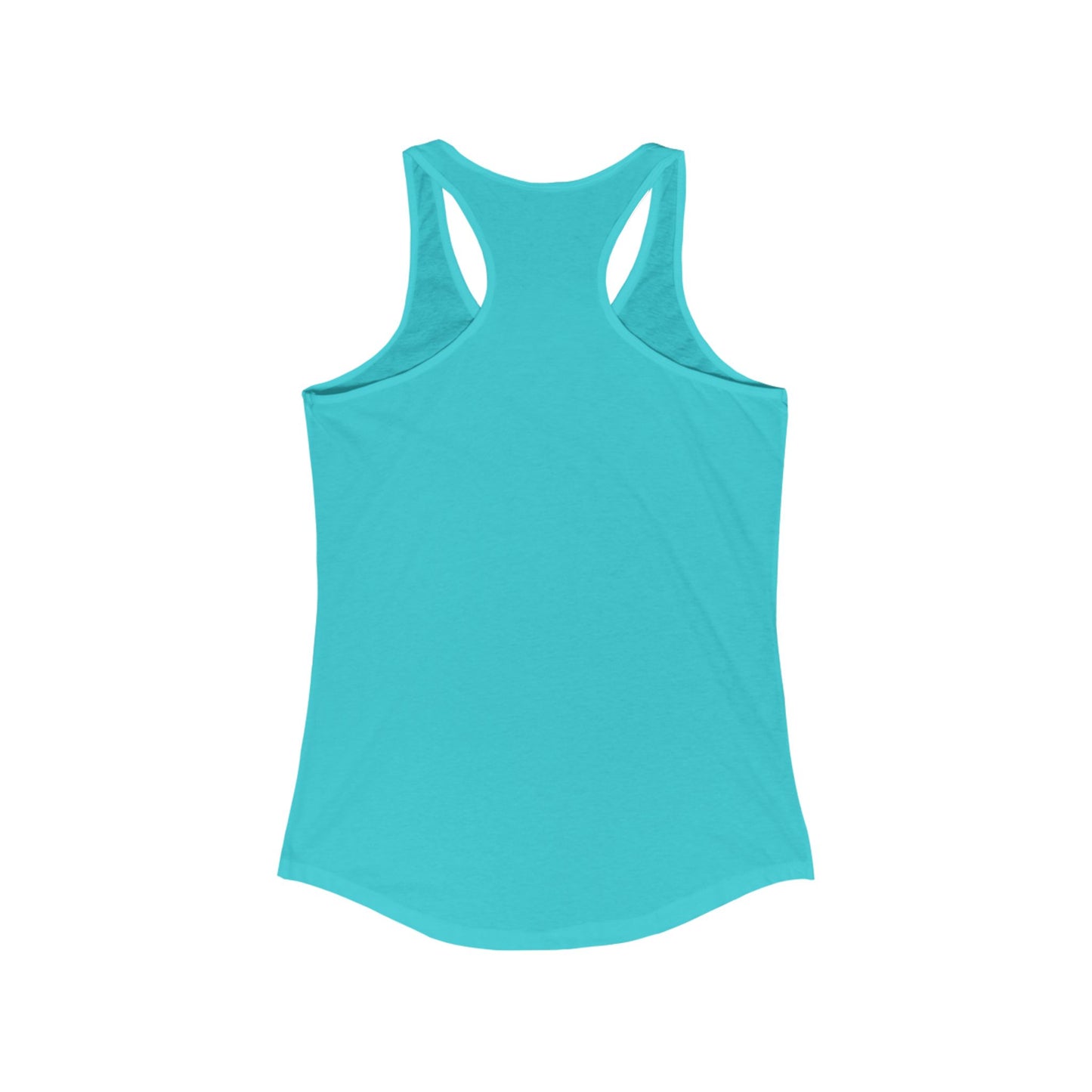 White Hibiscus Racerback Tank