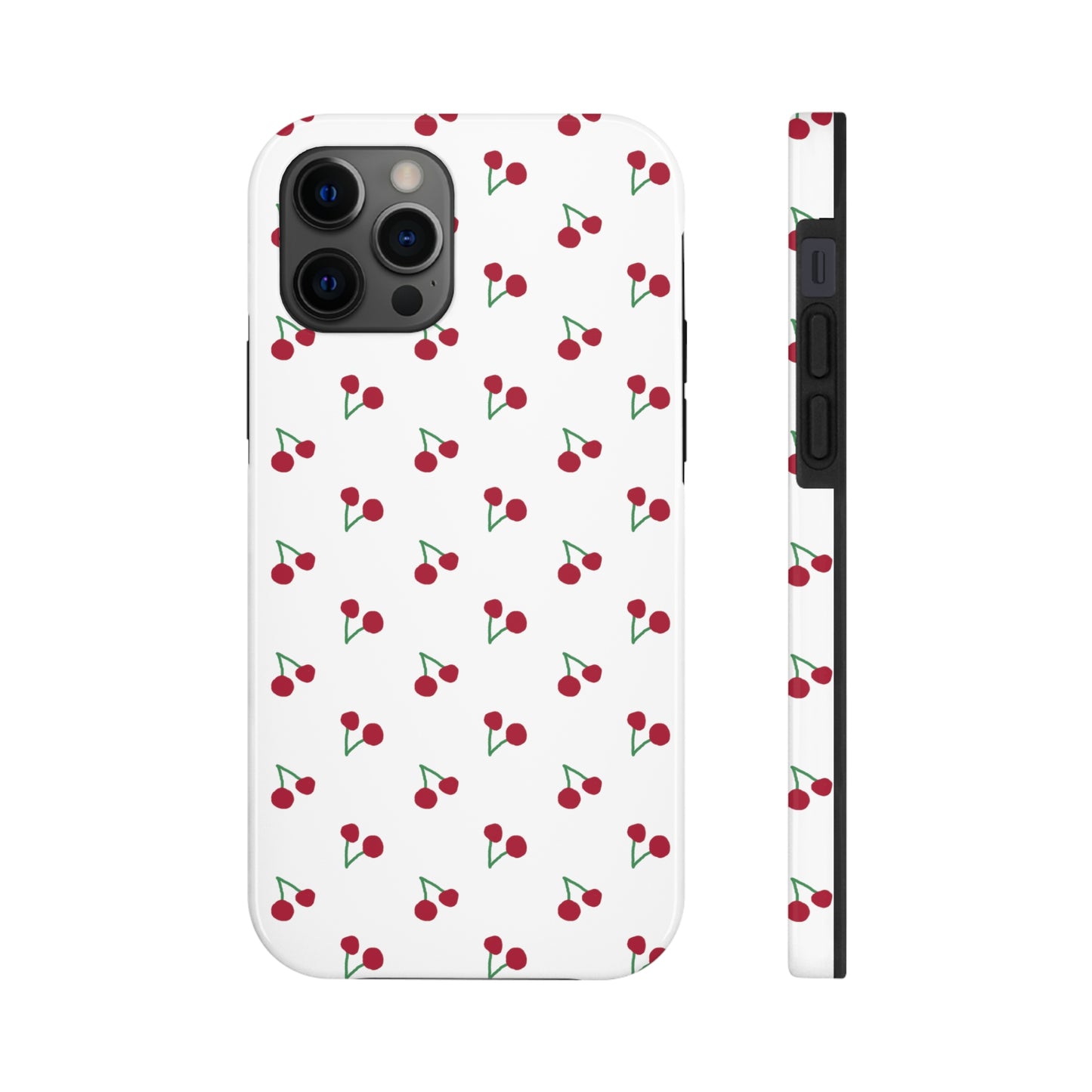 Cherry Print Tough Phone Case