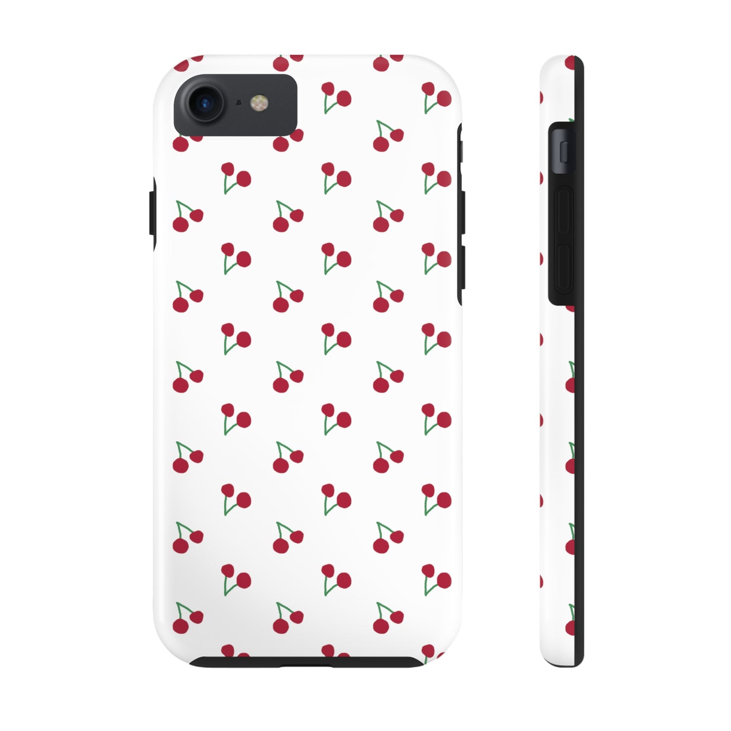 Cherry Print Tough Phone Case