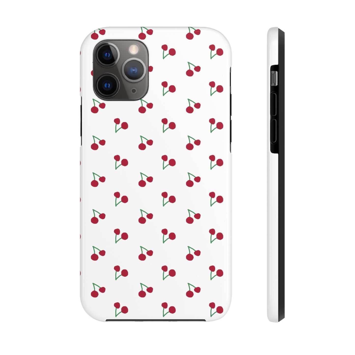 Cherry Print Tough Phone Case