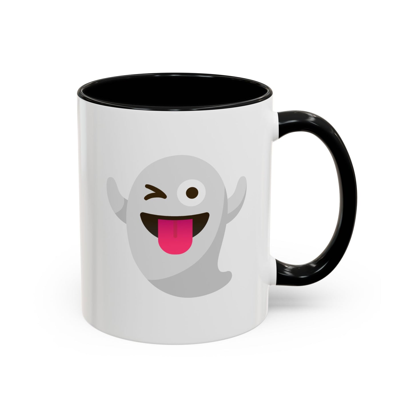Ghost Emoji Accent Mug