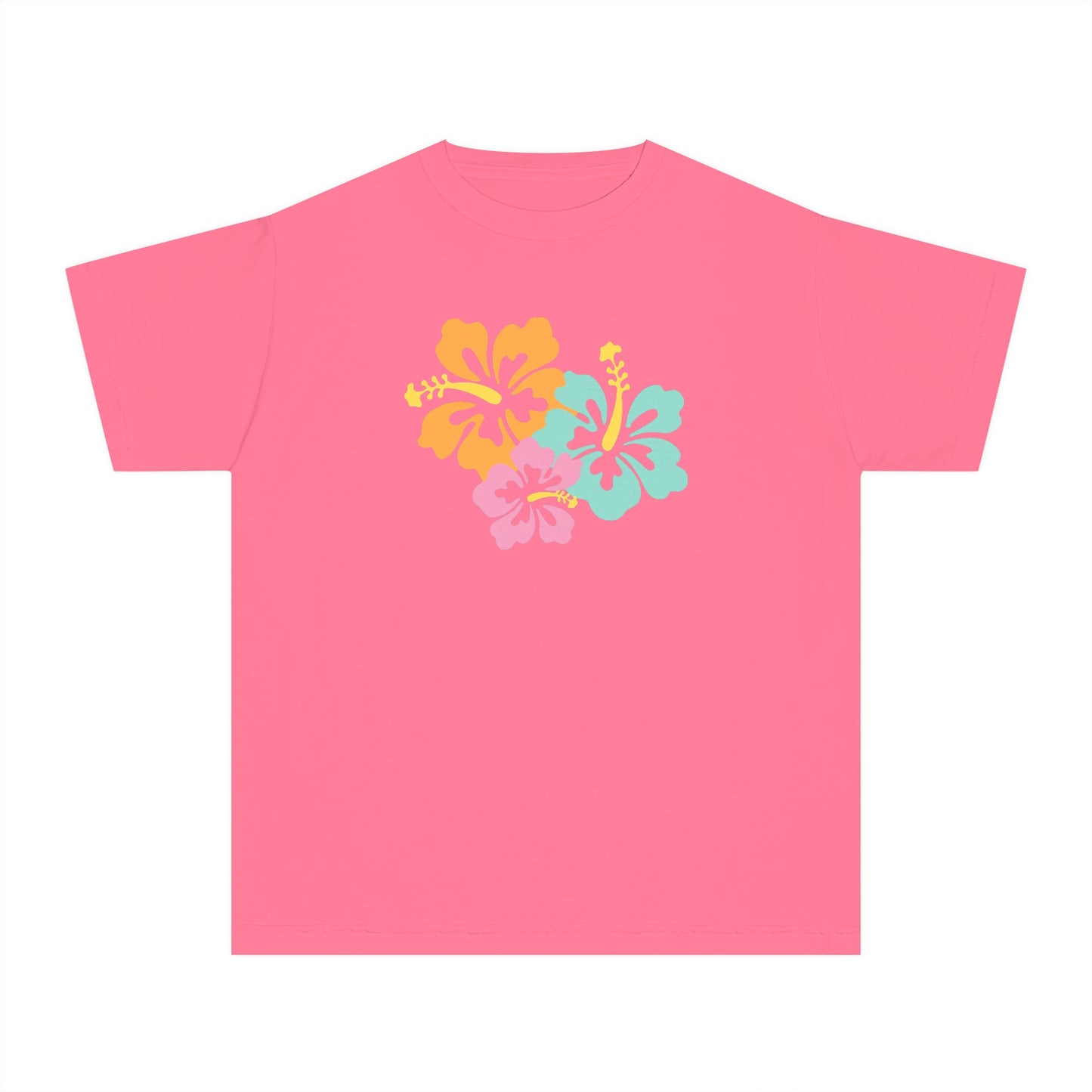 Faded Hibiscus Baby Tee