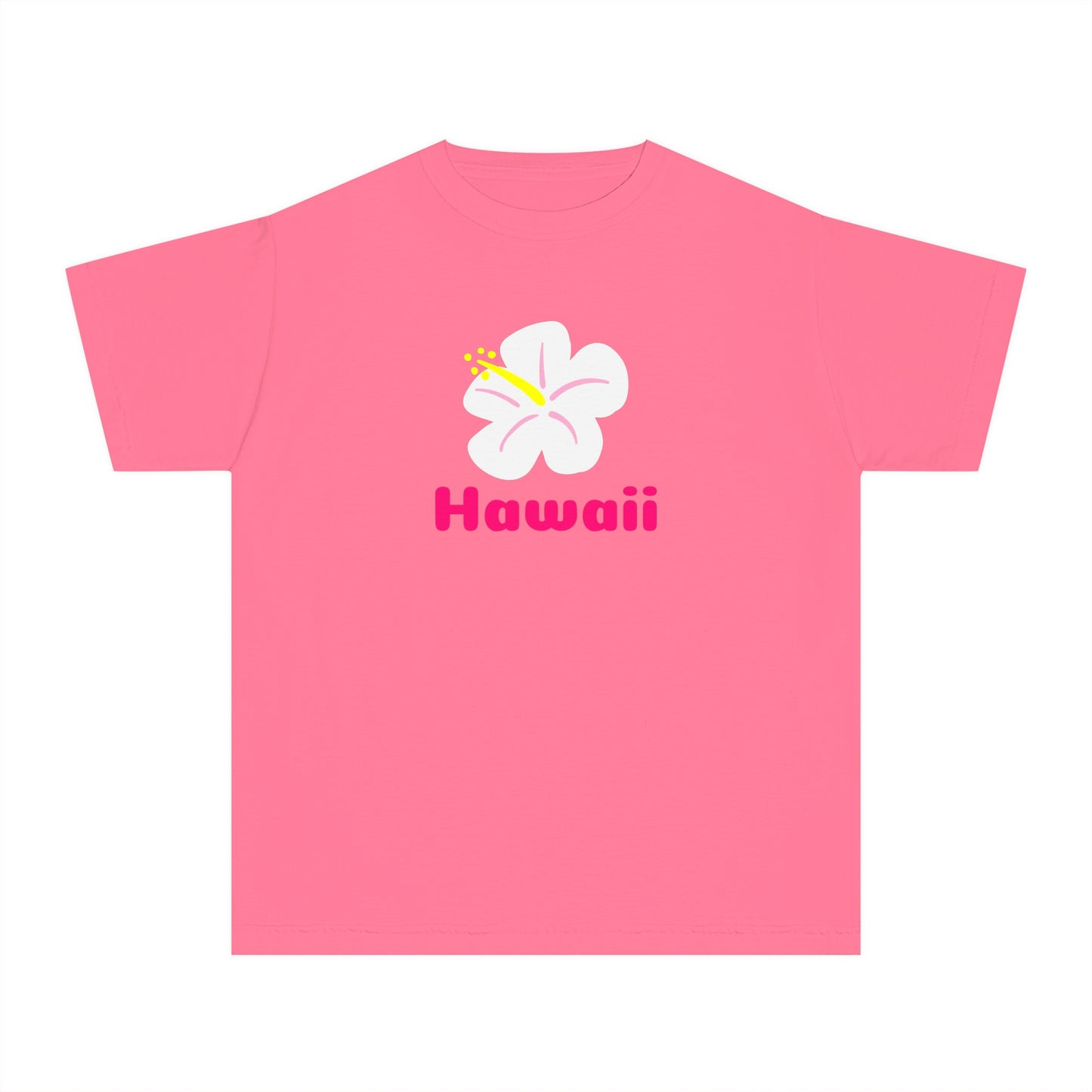 Hawaii White Hibiscus Baby Tee