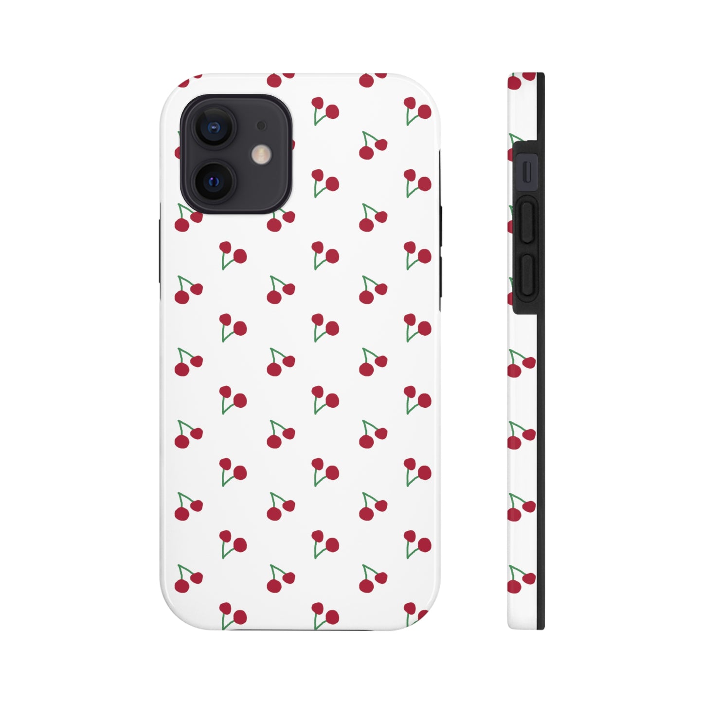 Cherry Print Tough Phone Case