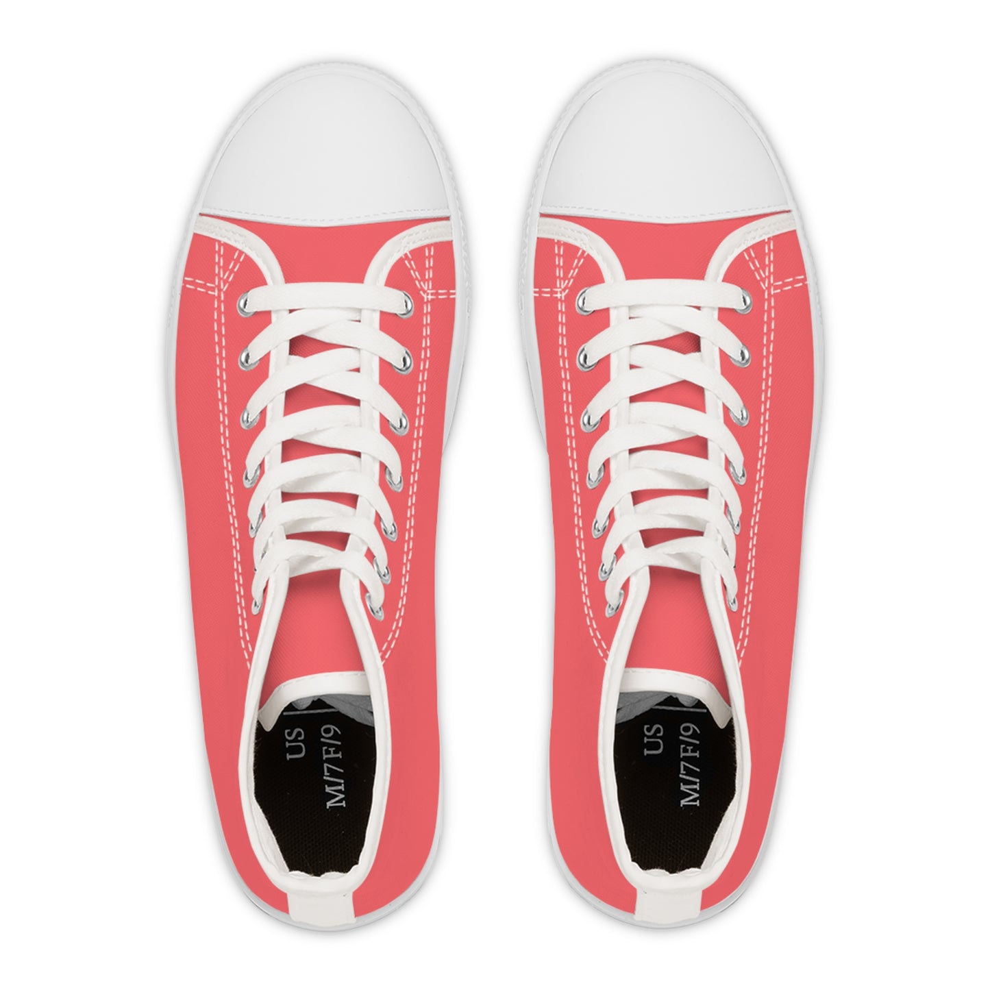 Coral Women's High Top Sneakers