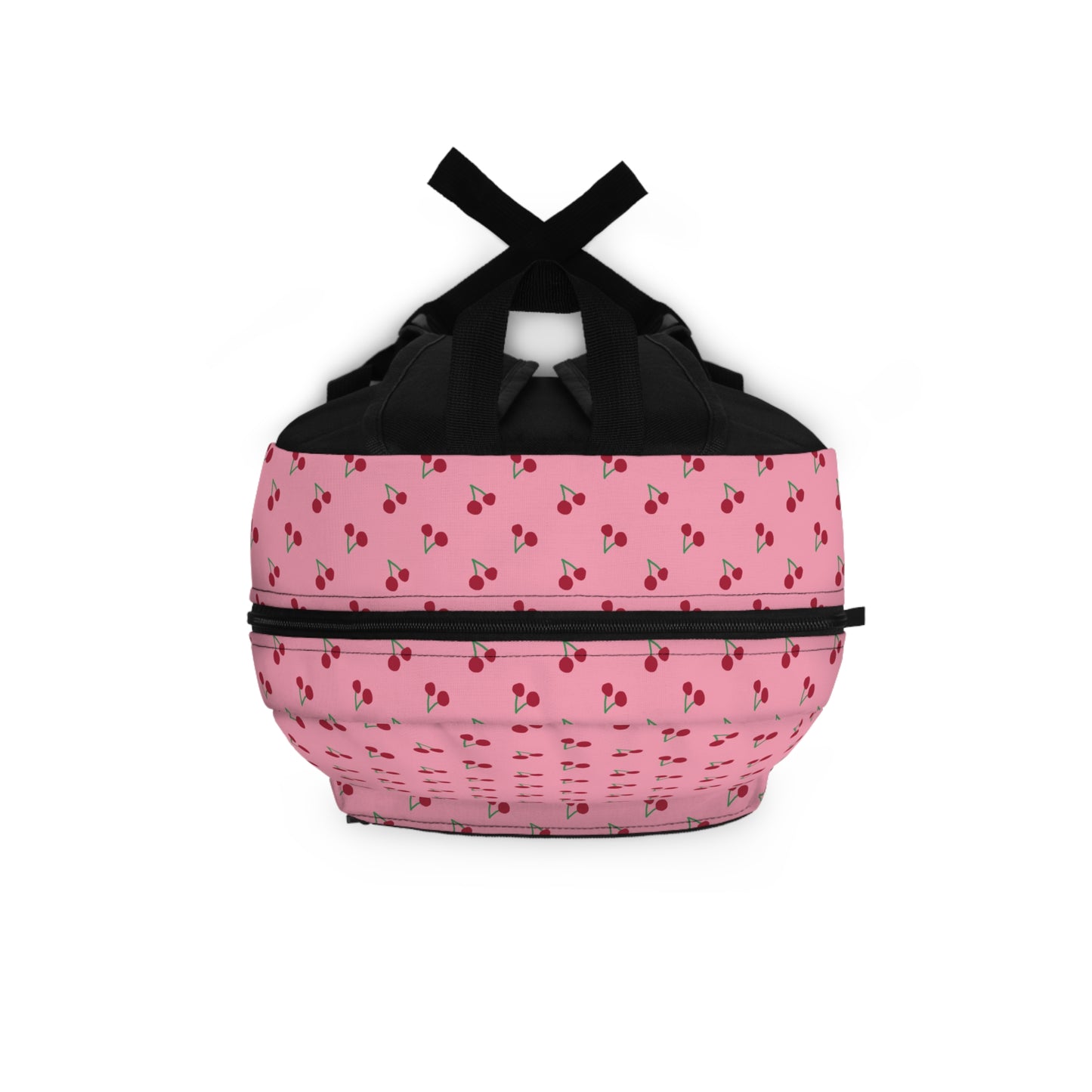 Pink Cherry Print Backpack