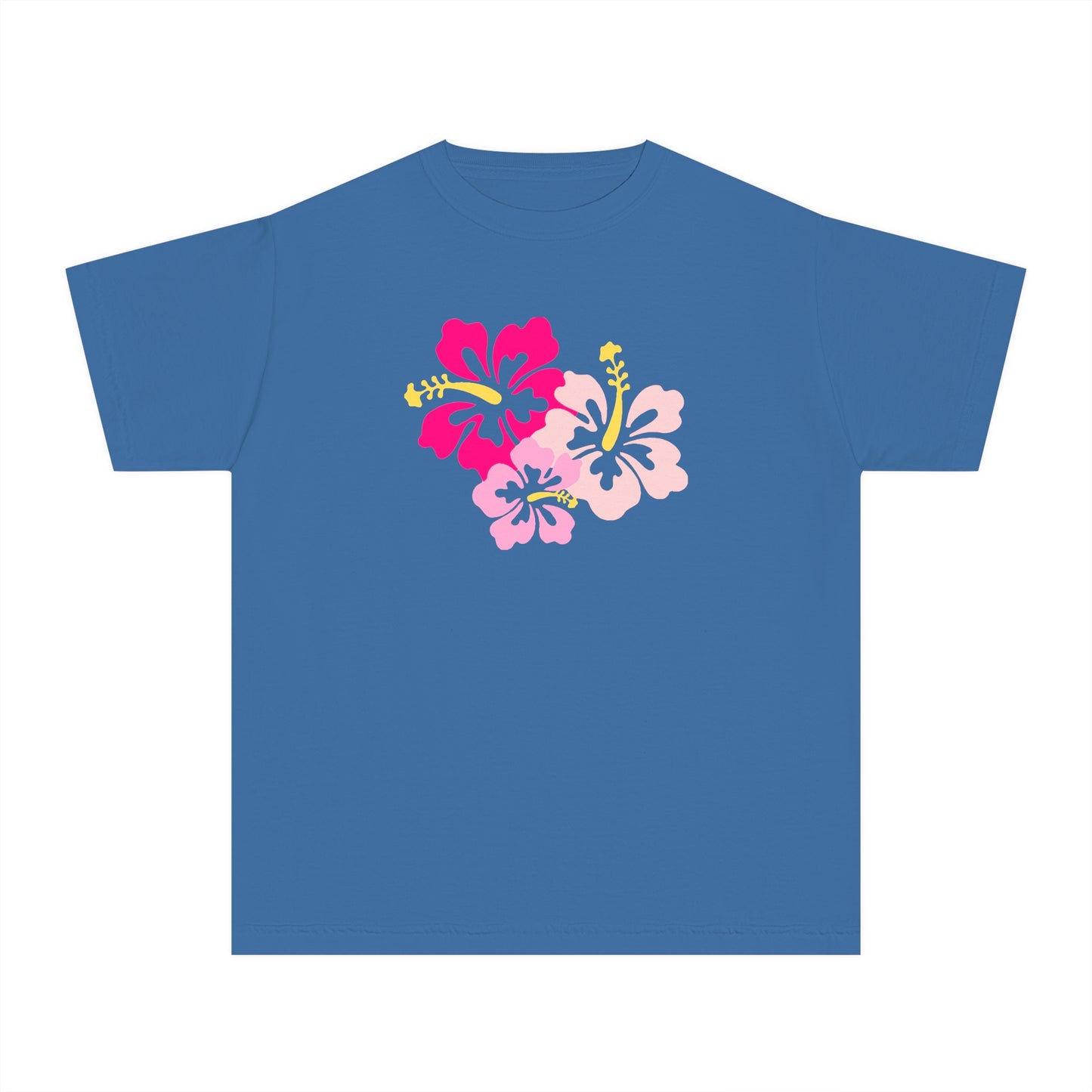 Pink Hibiscus Baby Tee