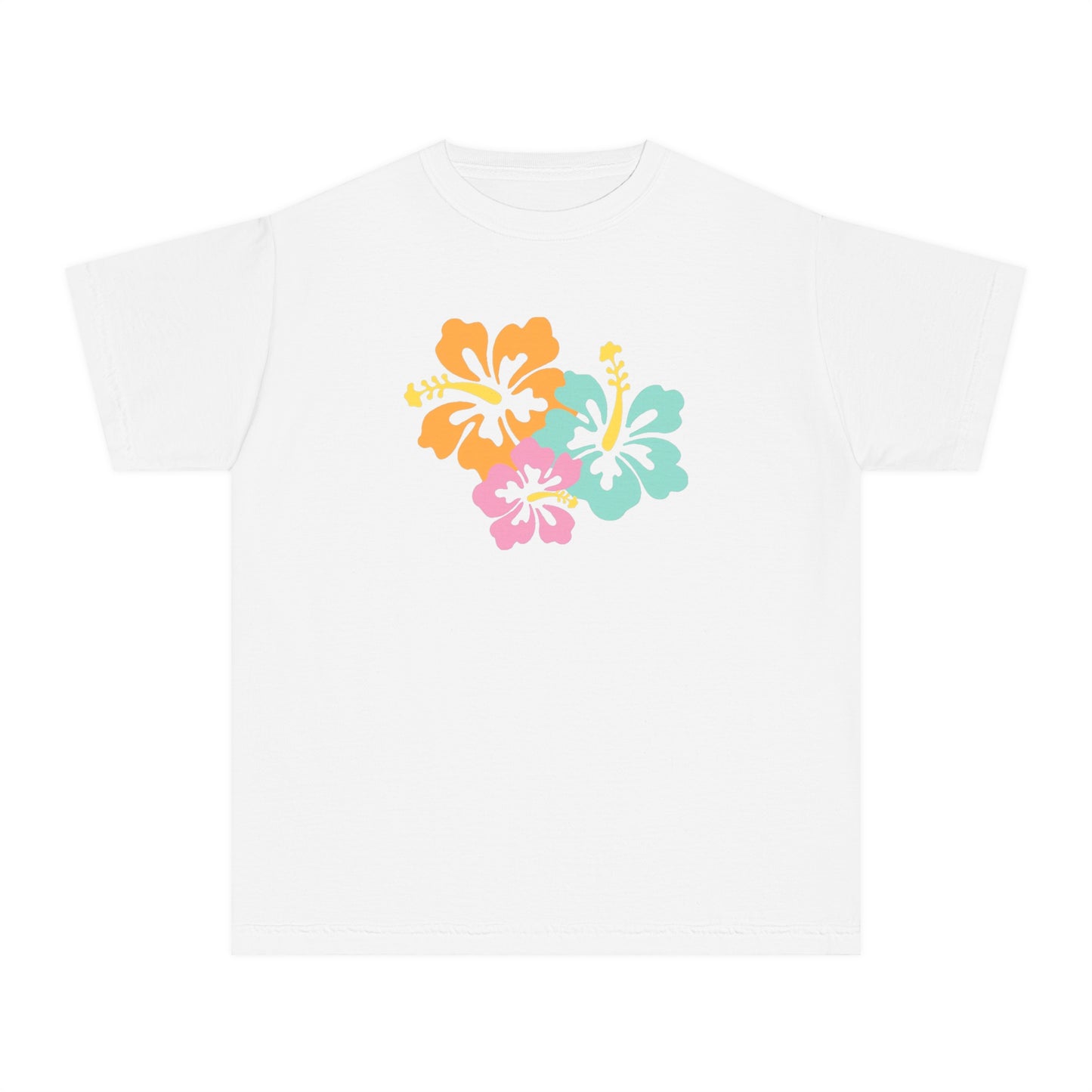 Faded Hibiscus Baby Tee