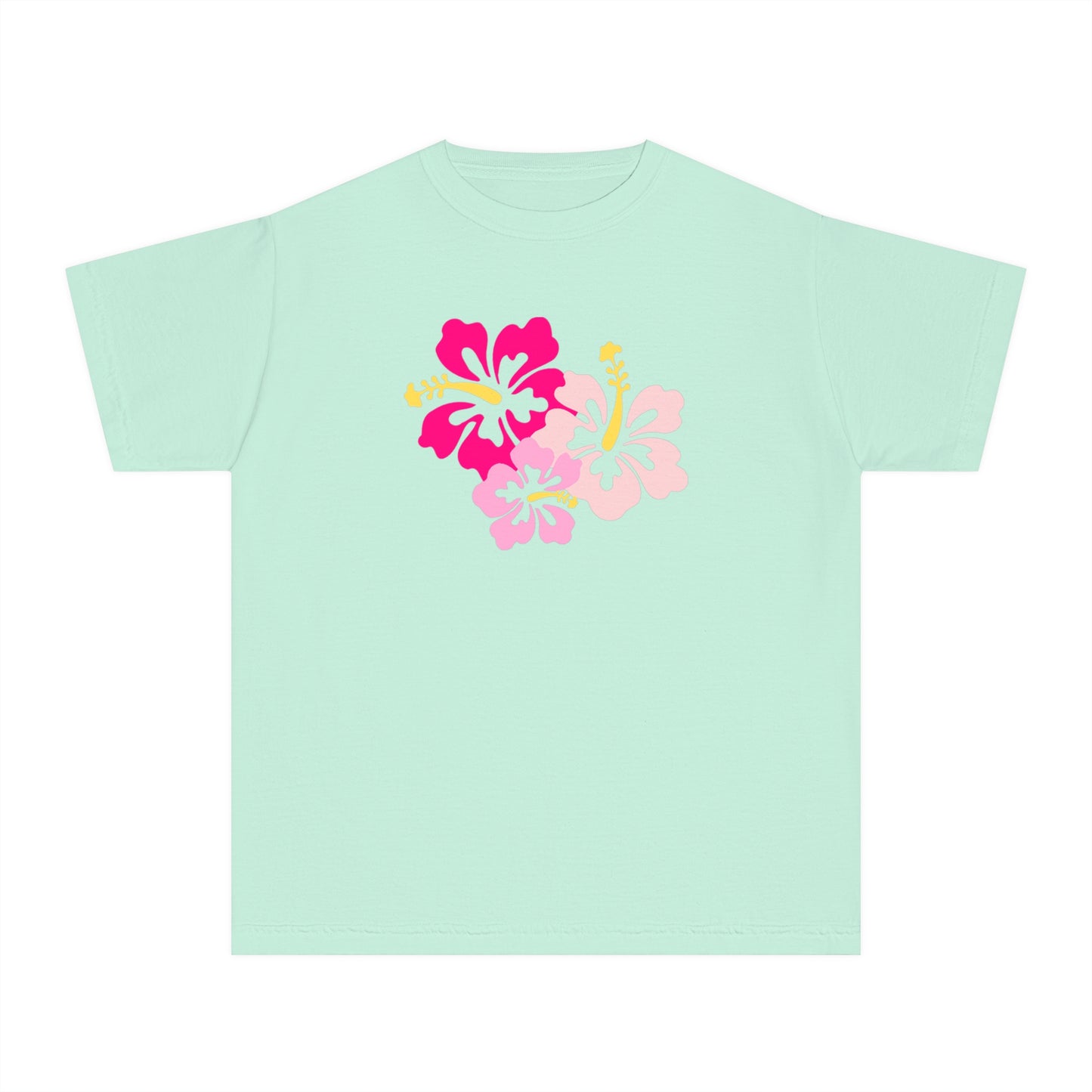 Pink Hibiscus Baby Tee