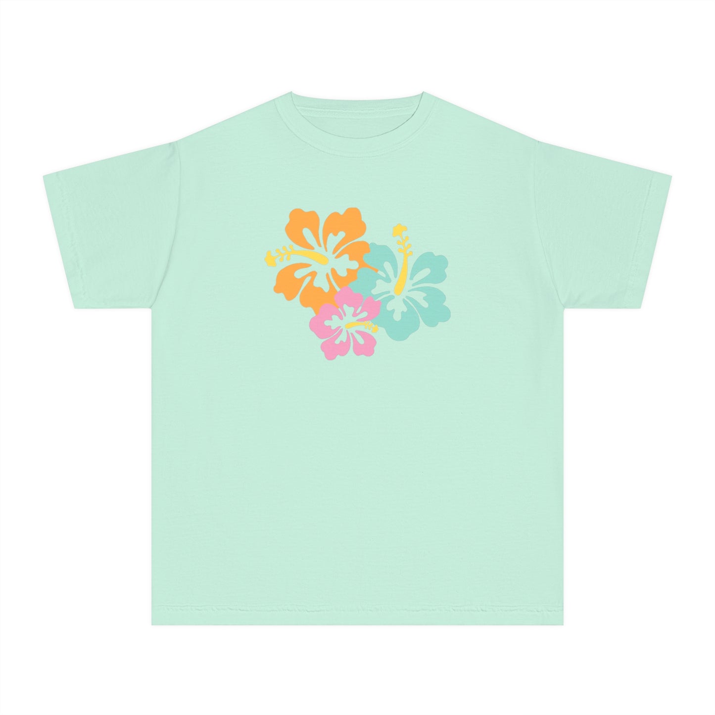 Faded Hibiscus Baby Tee