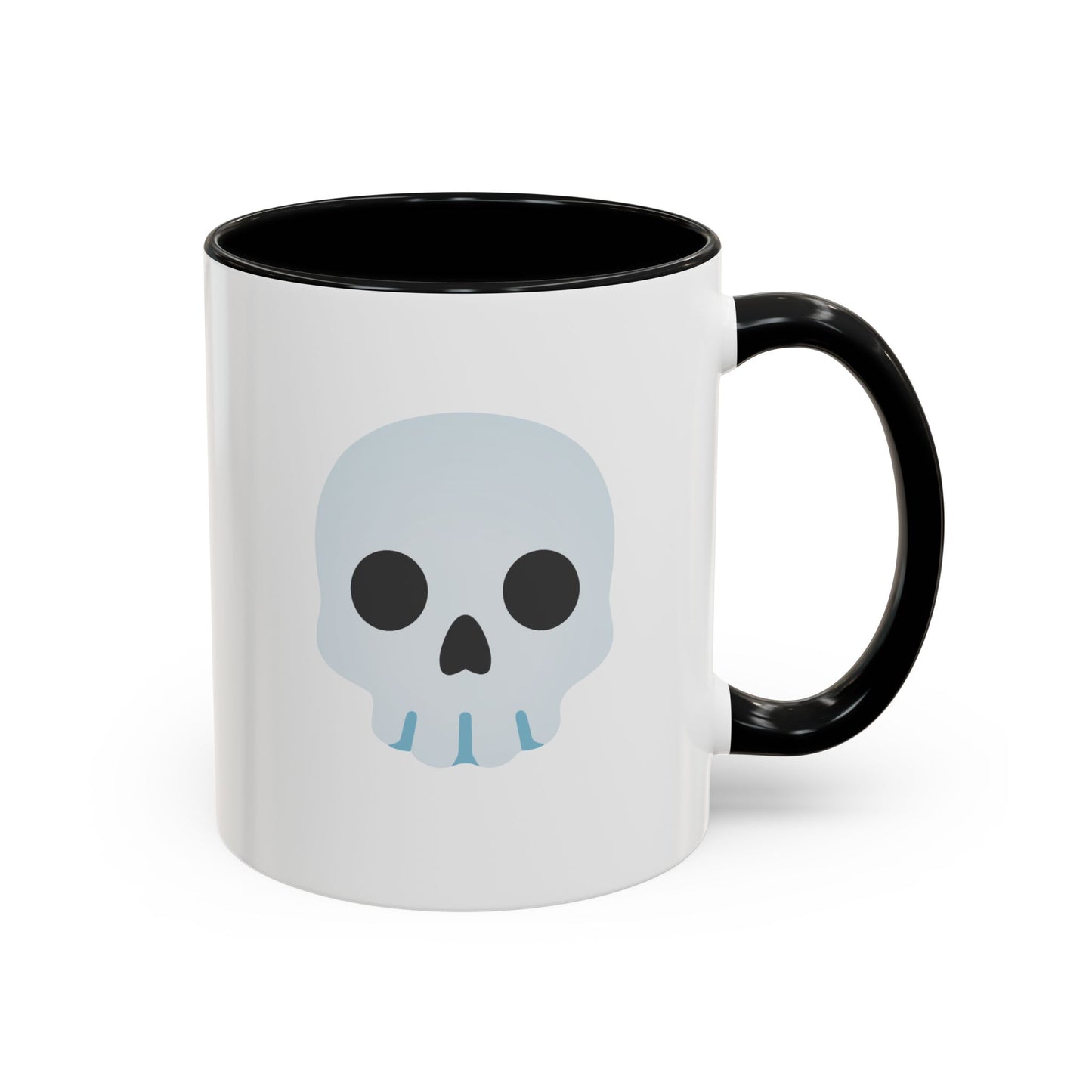Skull Emoji Accent Mug