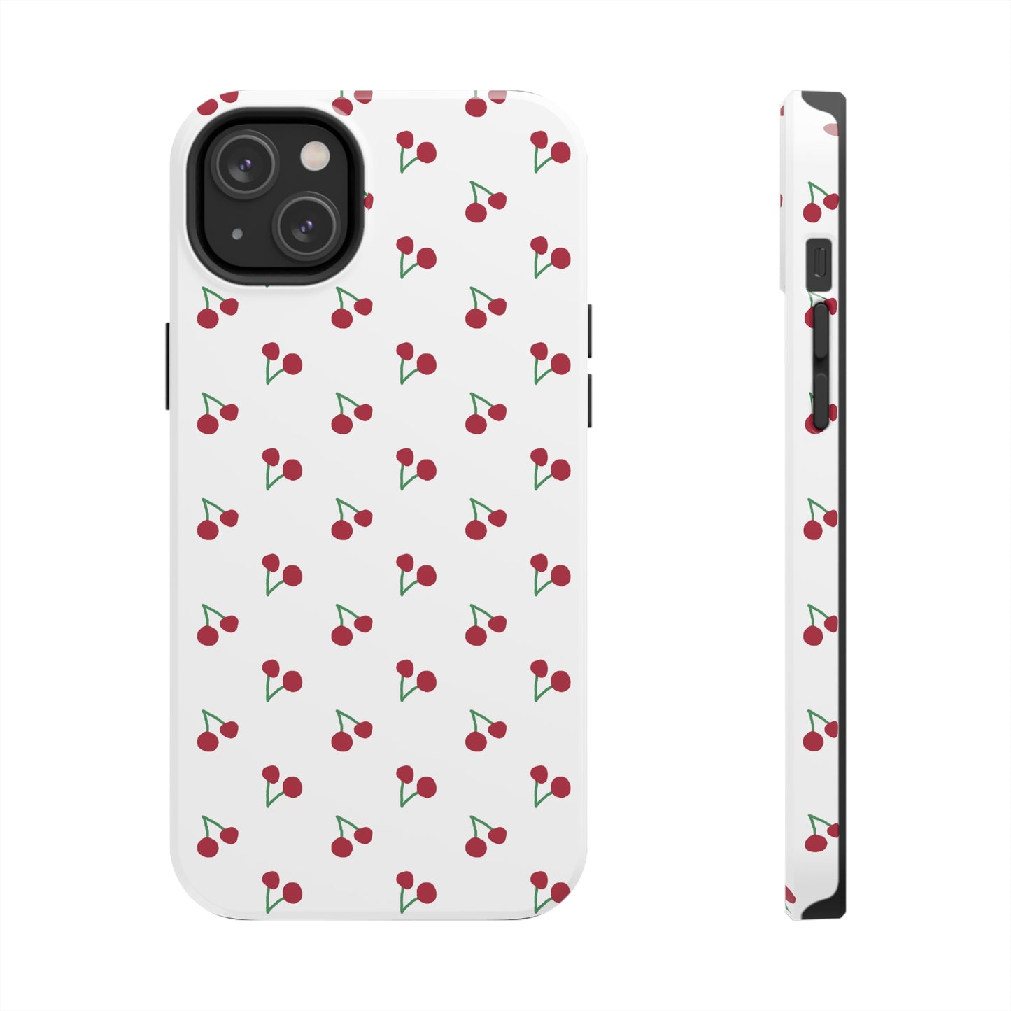 Cherry Print Tough Phone Case
