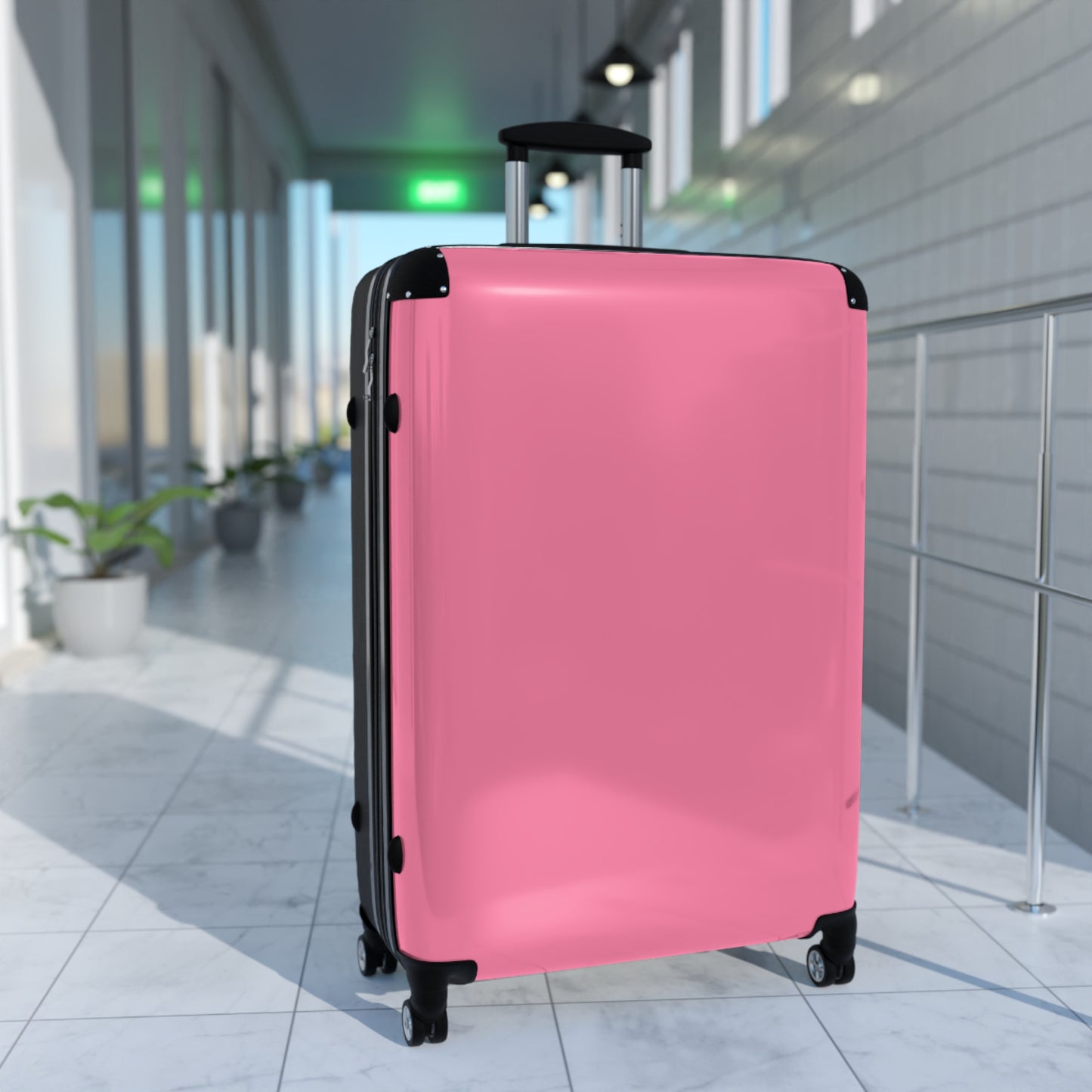Rose Pink Suitcases