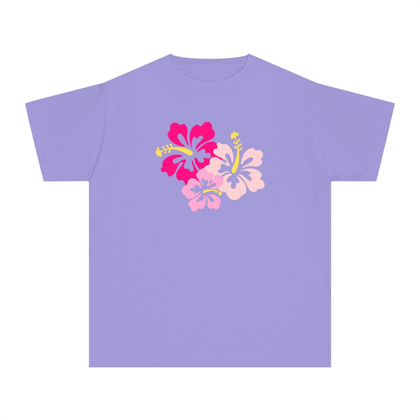 Pink Hibiscus Baby Tee