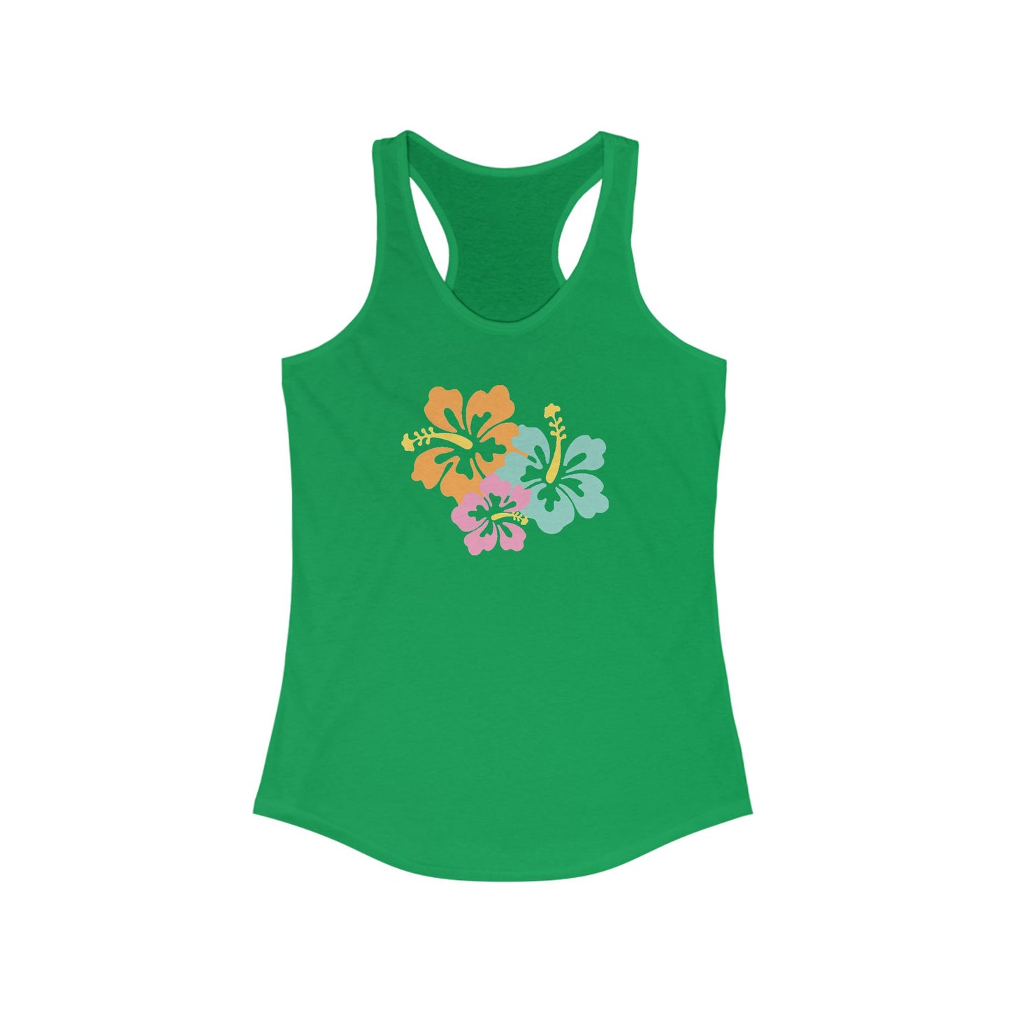 Sun Bleached Hibiscus Racerback Tank