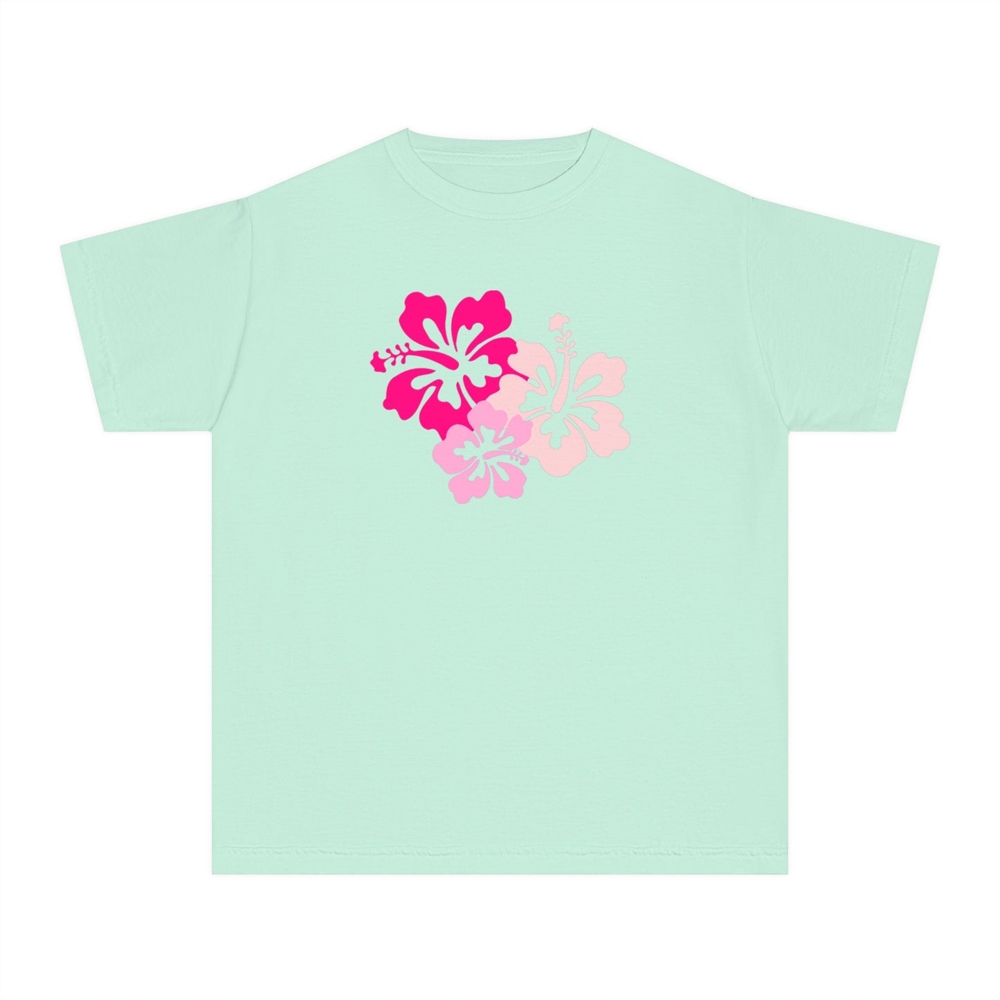 Pink Hibiscus Baby Tee