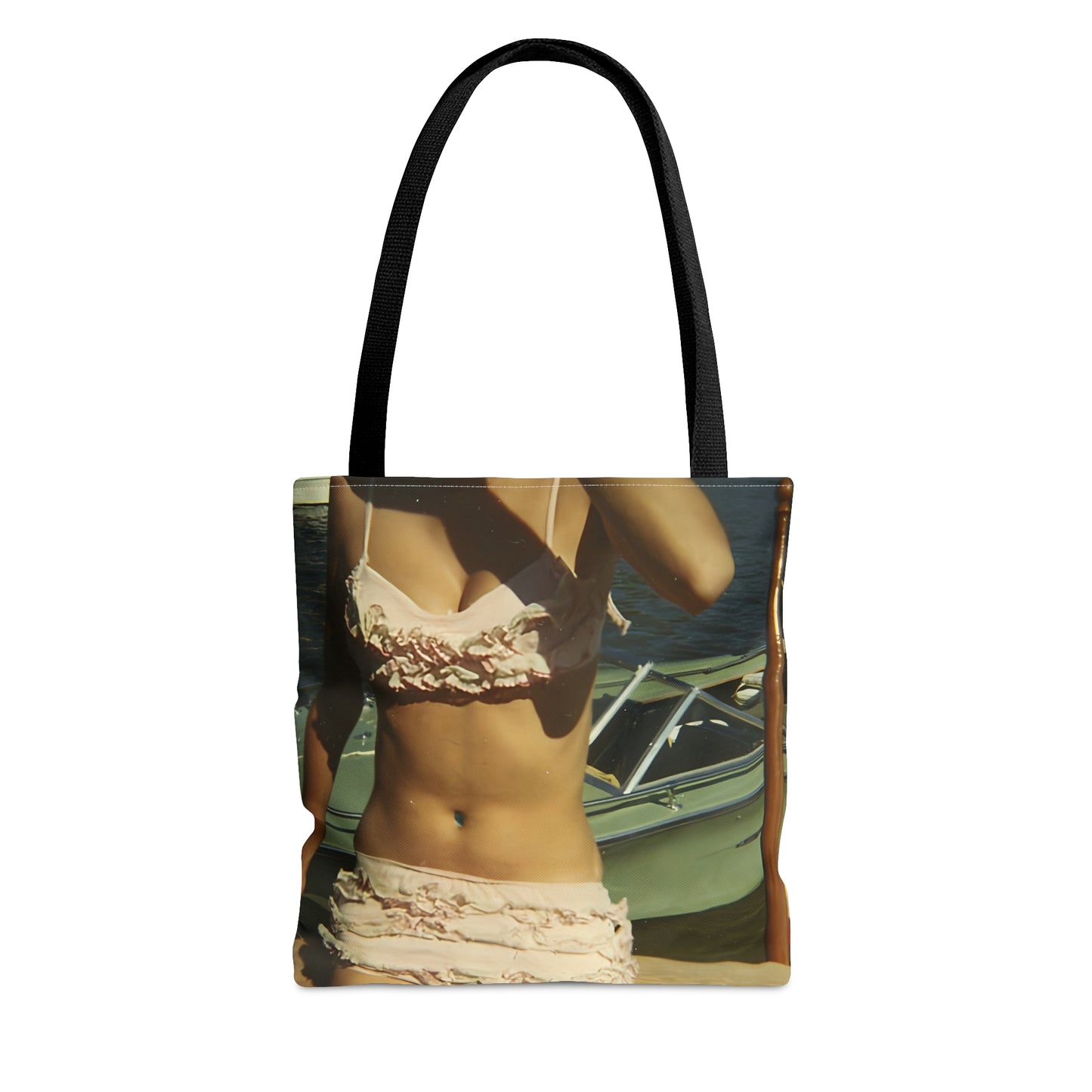 Pink Ruffled Bikini Tote