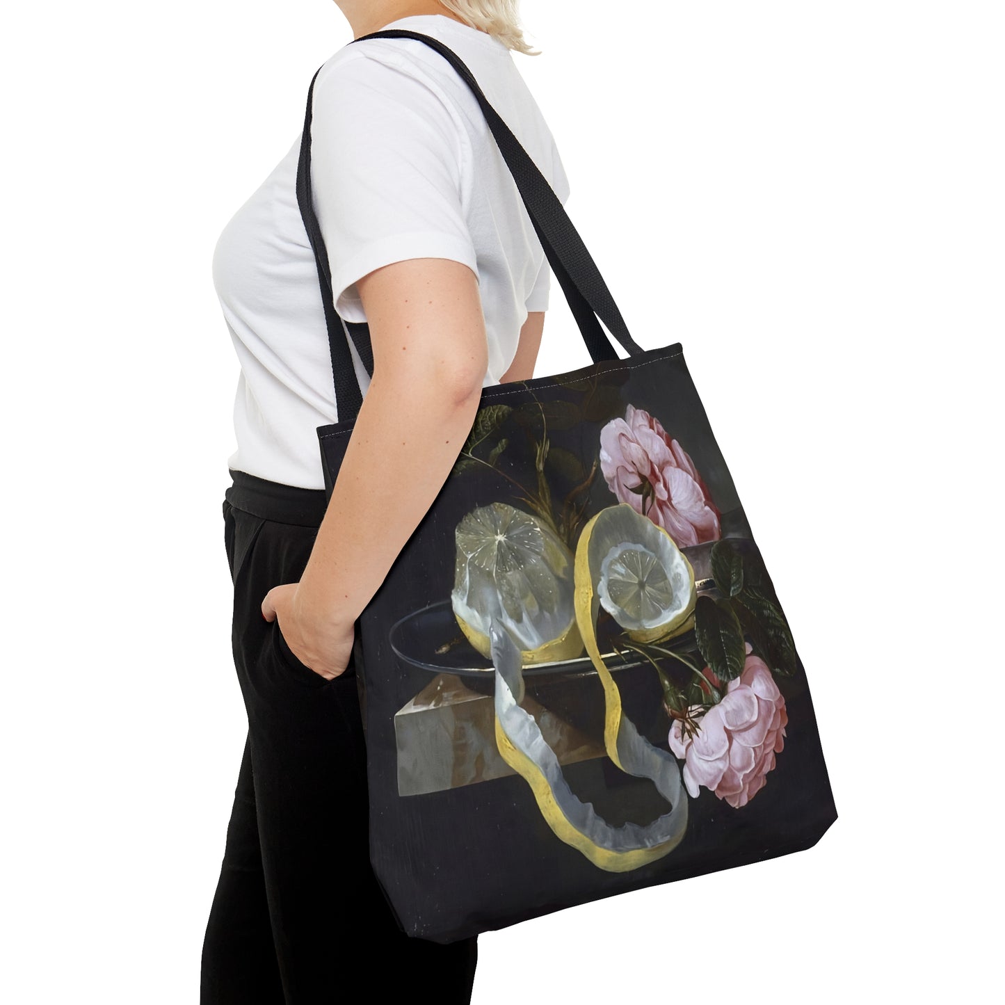 Lemon and Roses Tote