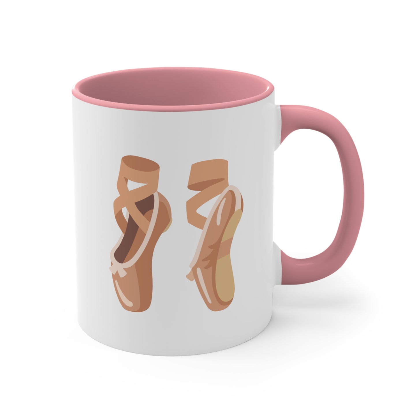 Ballet Slippers Emoji Accent Mug