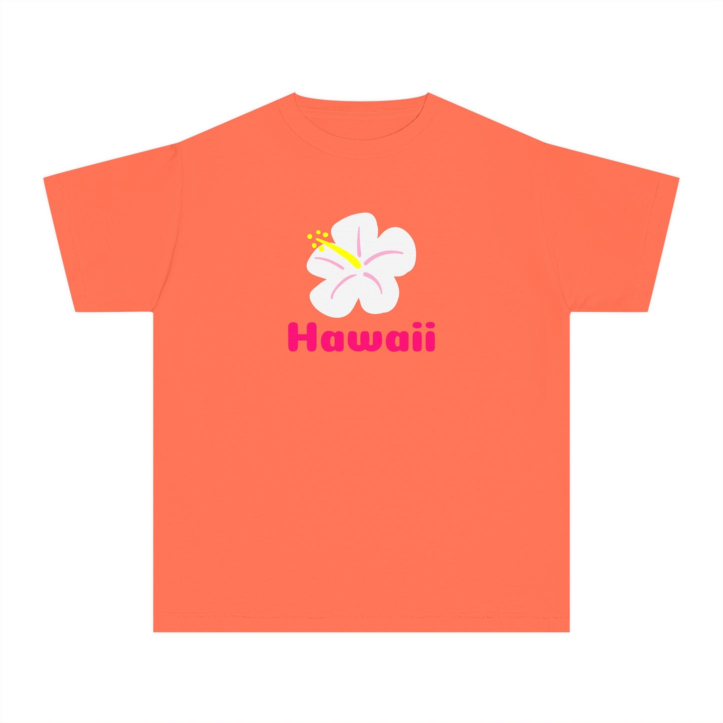 Hawaii White Hibiscus Baby Tee