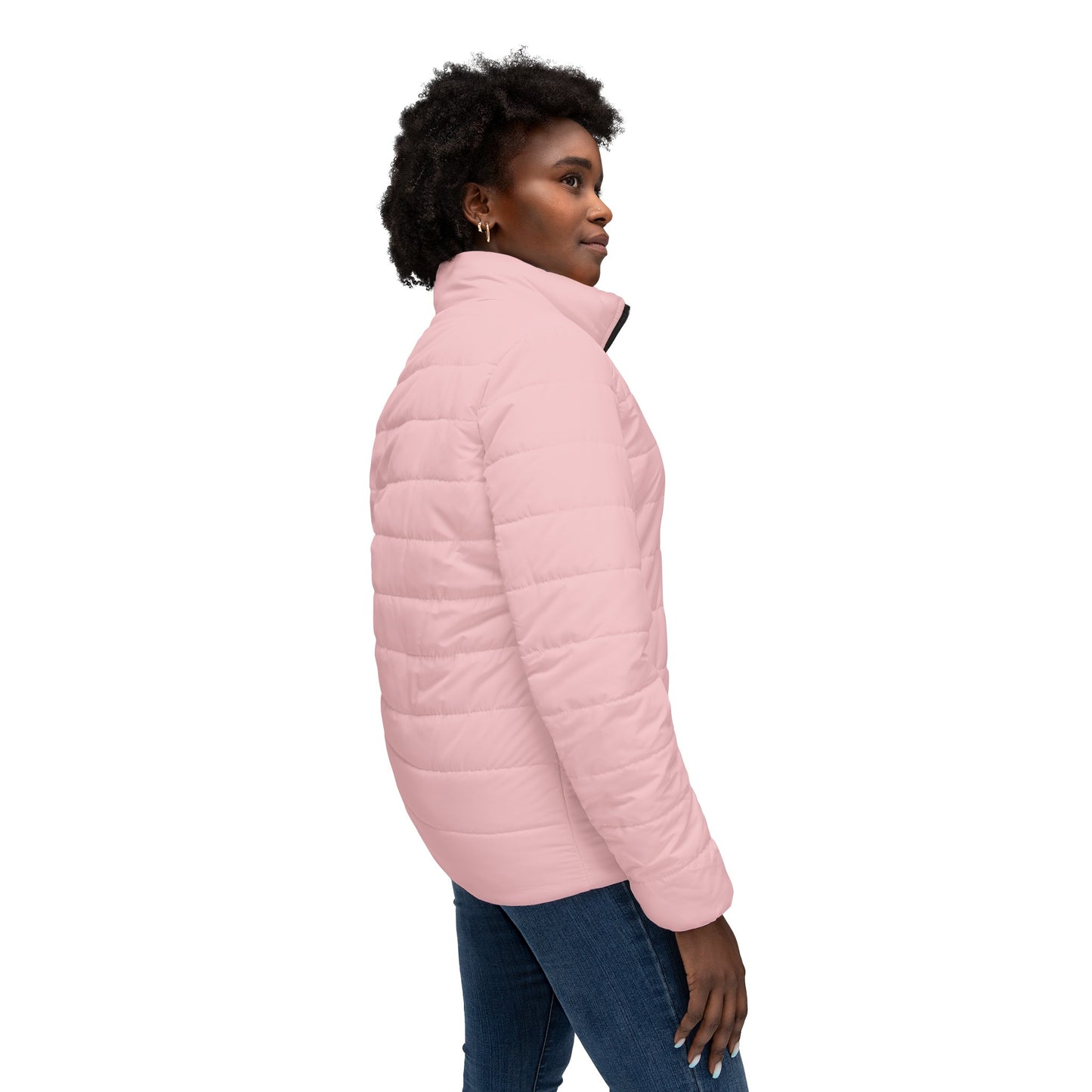 Blush Pink Quilted Coat