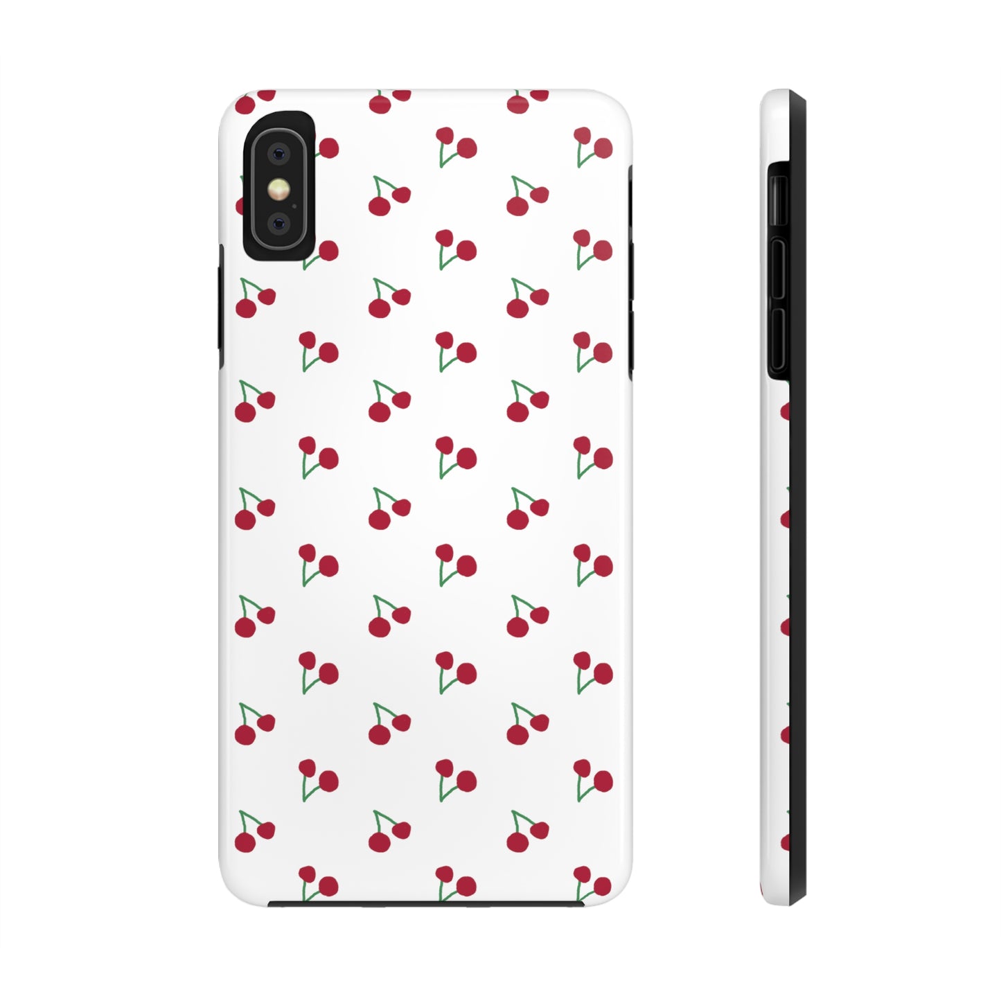 Cherry Print Tough Phone Case