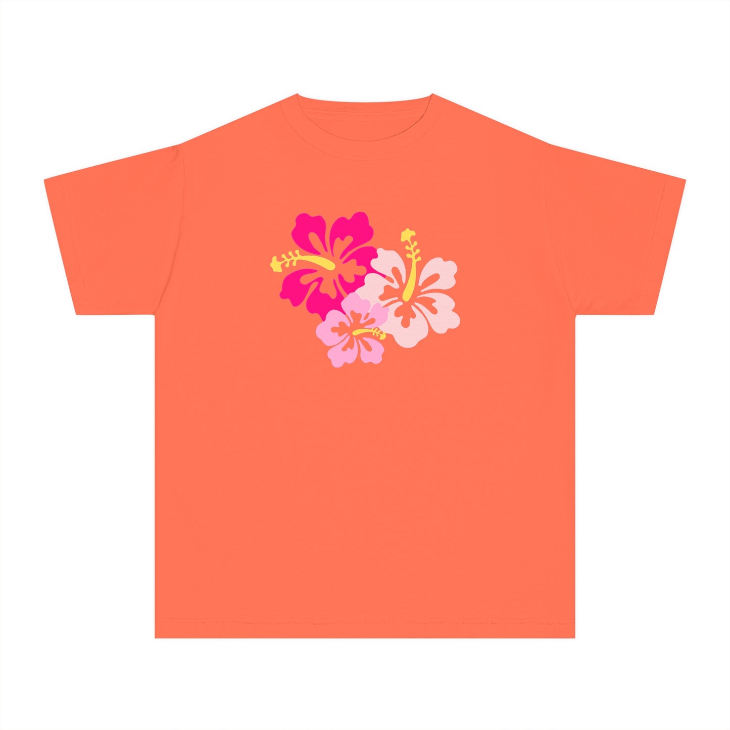 Pink Hibiscus Baby Tee